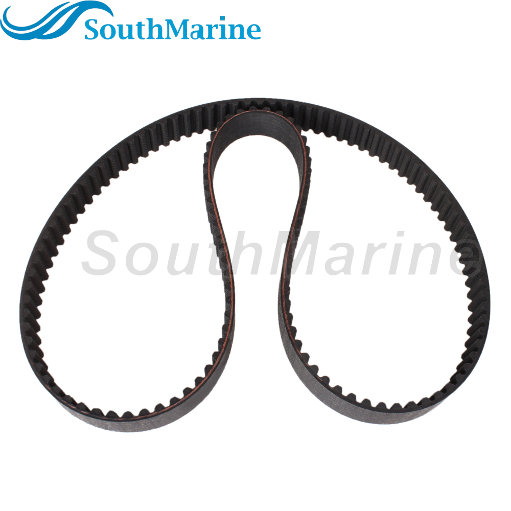 Boat Engine 67F-46241-00 18-15131 Timing Belt for Yamaha 4-Stroke 75HP 80HP 90HP 100HP 115HP / 57-804145 for Mercury Mariner