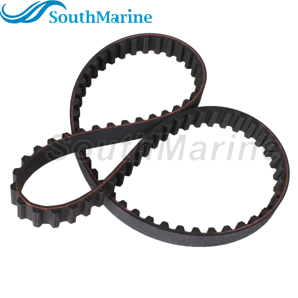 Boat Engine 65W-46241-00 18-15135 Timing Belt for Yamaha 4-Stroke 25HP 30HP 40HP / 57-8M0151040 831294 8M0065179 for Mercury
