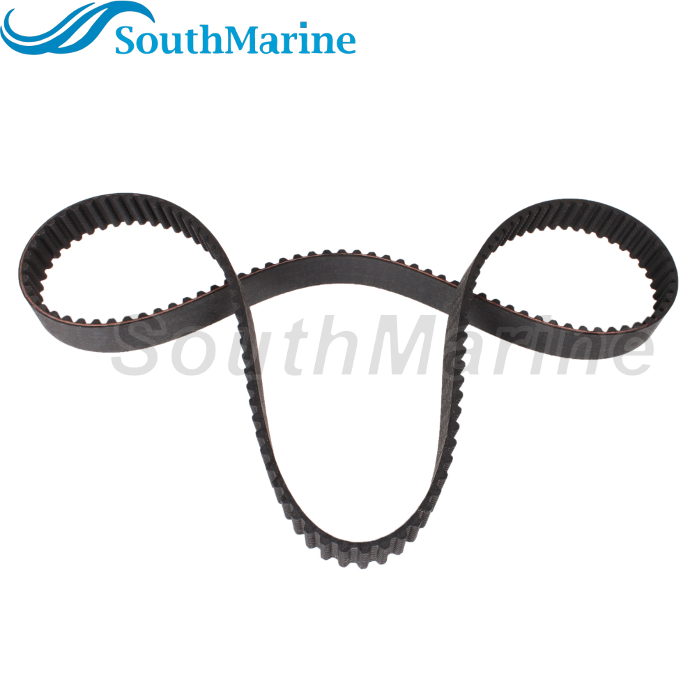 Boat Engine 67F-46241-00 18-15131 Timing Belt for Yamaha 4-Stroke 75HP 80HP 90HP 100HP 115HP / 57-804145 for Mercury Mariner