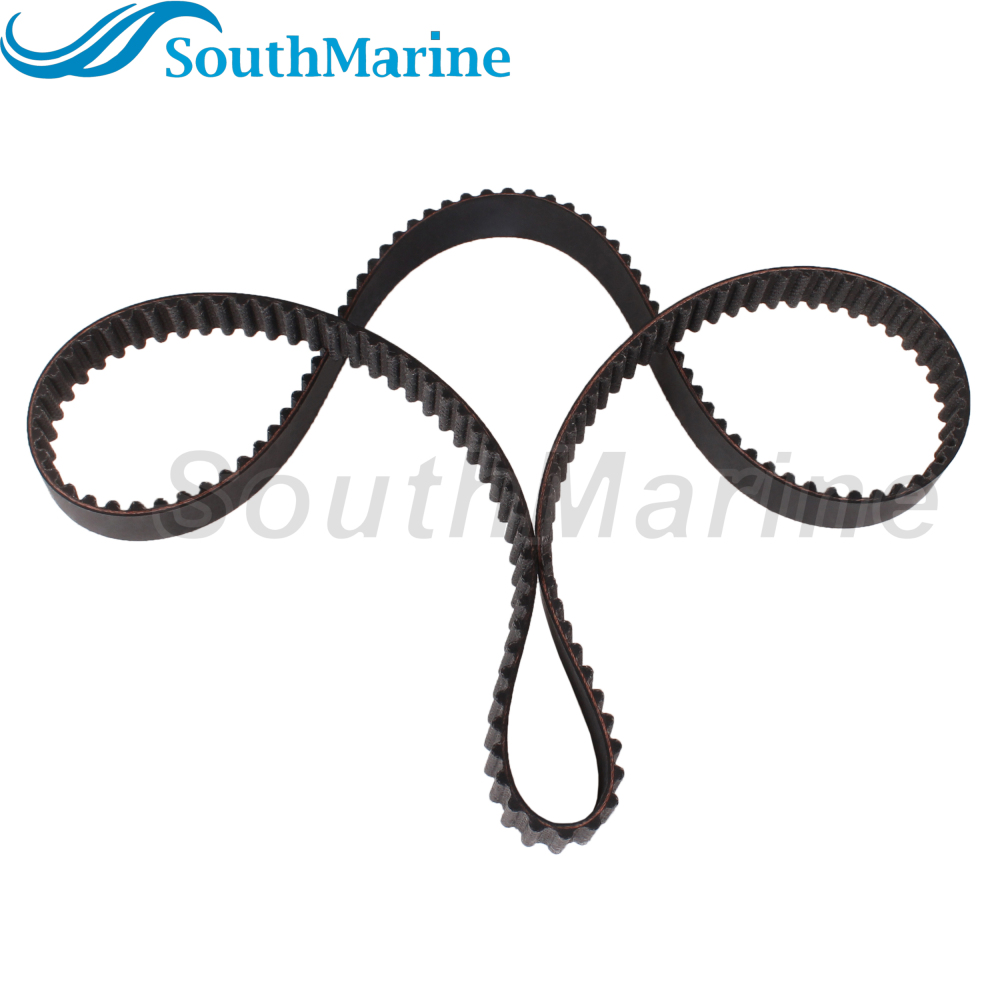 Boat Engine 63P-46241-00 01 18-15140 Timing Belt for Yamaha 4-Stroke 150HP F150A F150 LF150 Outboard Motor