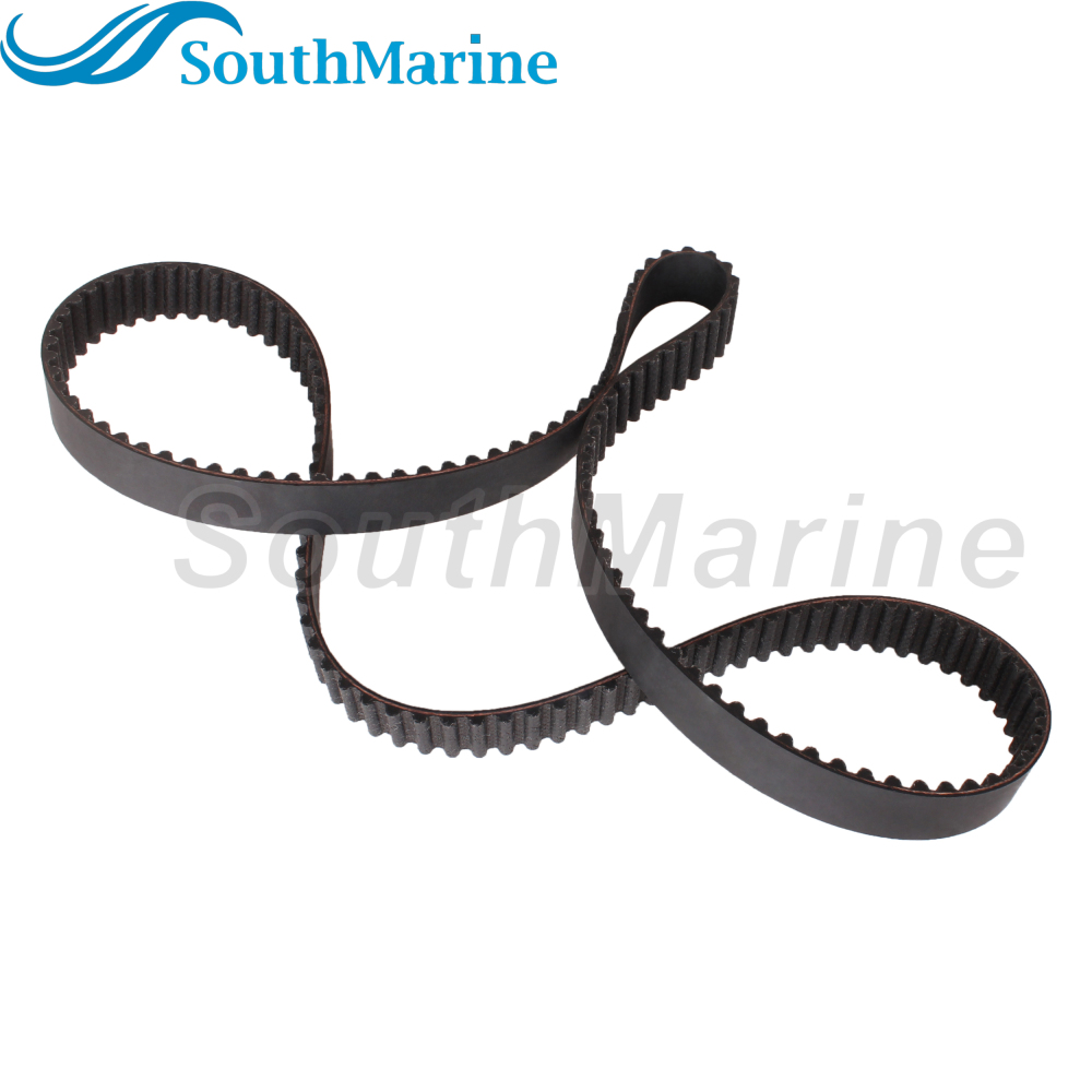 Boat Engine 63P-46241-00 01 18-15140 Timing Belt for Yamaha 4-Stroke 150HP F150A F150 LF150 Outboard Motor
