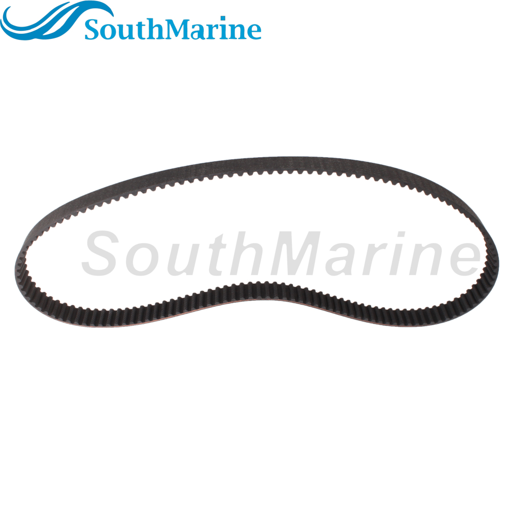 Boat Engine 67F-46241-00 18-15131 Timing Belt for Yamaha 4-Stroke 75HP 80HP 90HP 100HP 115HP / 57-804145 for Mercury Mariner