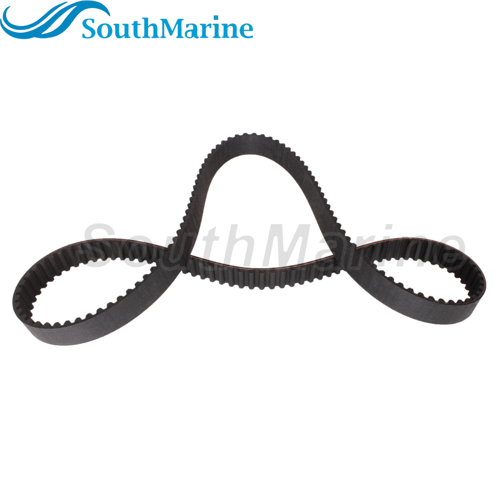 Boat Engine 67F-46241-00 18-15131 Timing Belt for Yamaha 4-Stroke 75HP 80HP 90HP 100HP 115HP / 57-804145 for Mercury Mariner