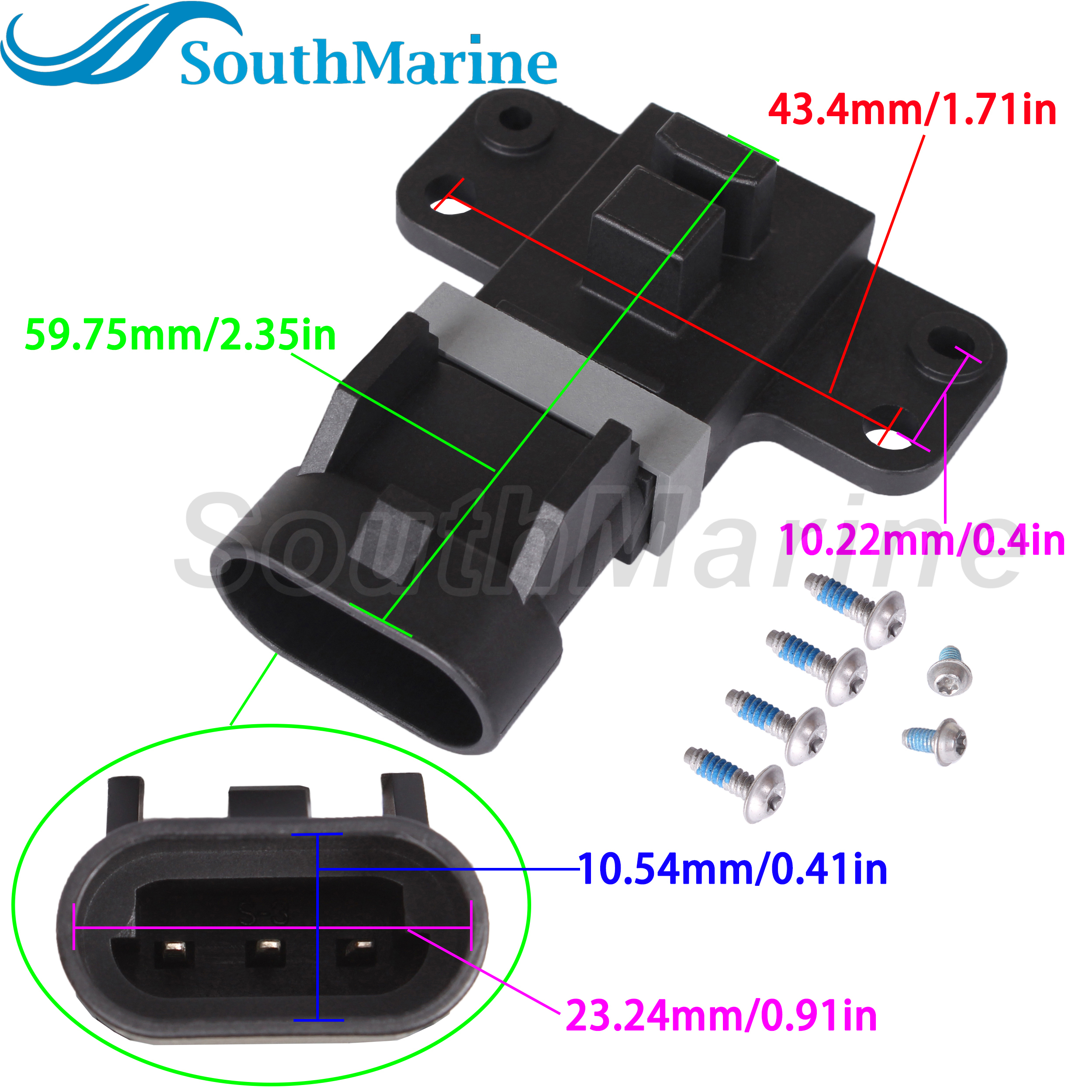 Boat Engine 898141 8M0156229 18-7642 Camshaft Position Sensor for Mercury Mercruiser/ 3863130 for Volvo Penta 4.3 5.0 5.7L V6 V8