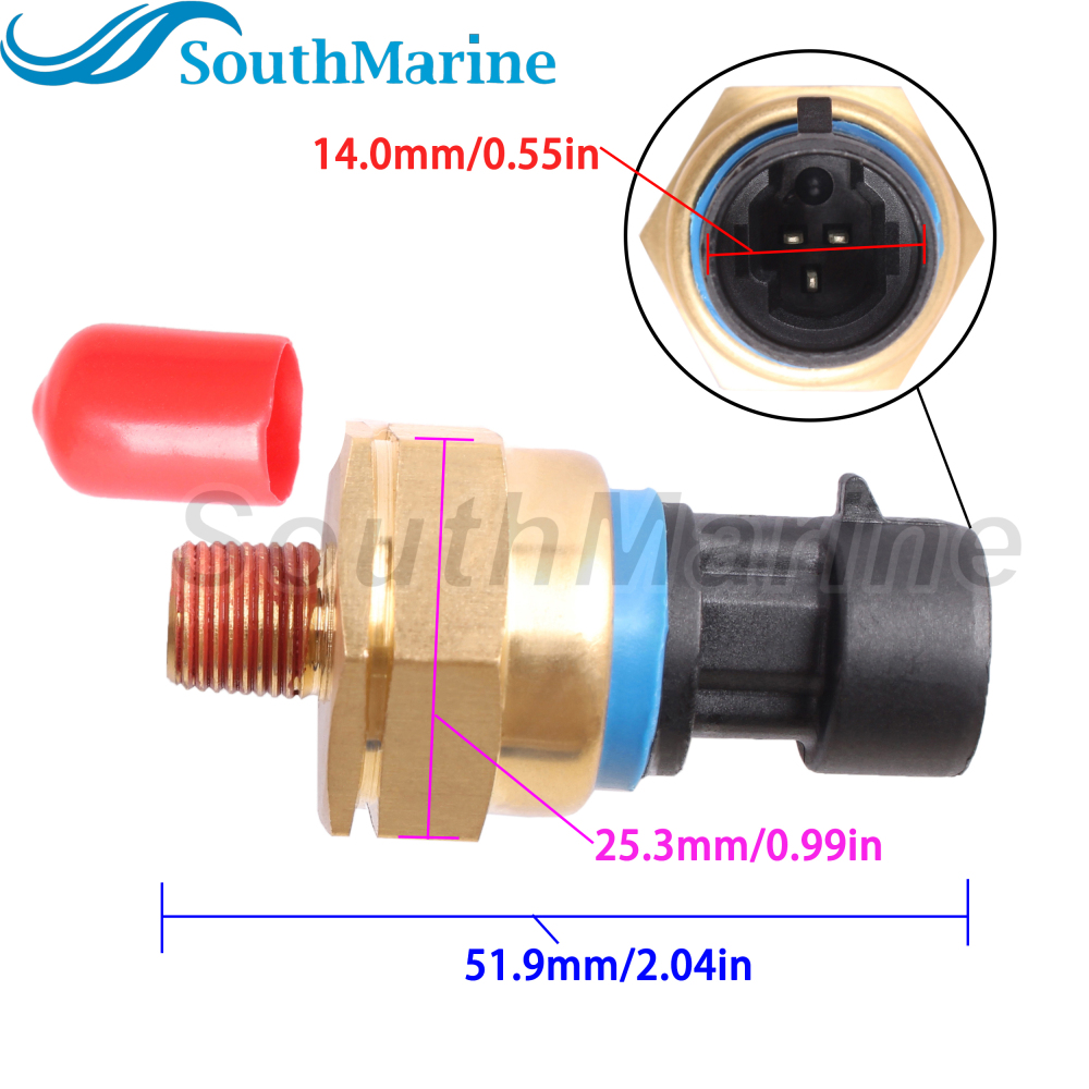 Boat Engine 881879T11 859210T 881879A6 881879011 Water Pressure Sensor for Mercury Mercruiser Mariner 75HP-300HP V6 V8