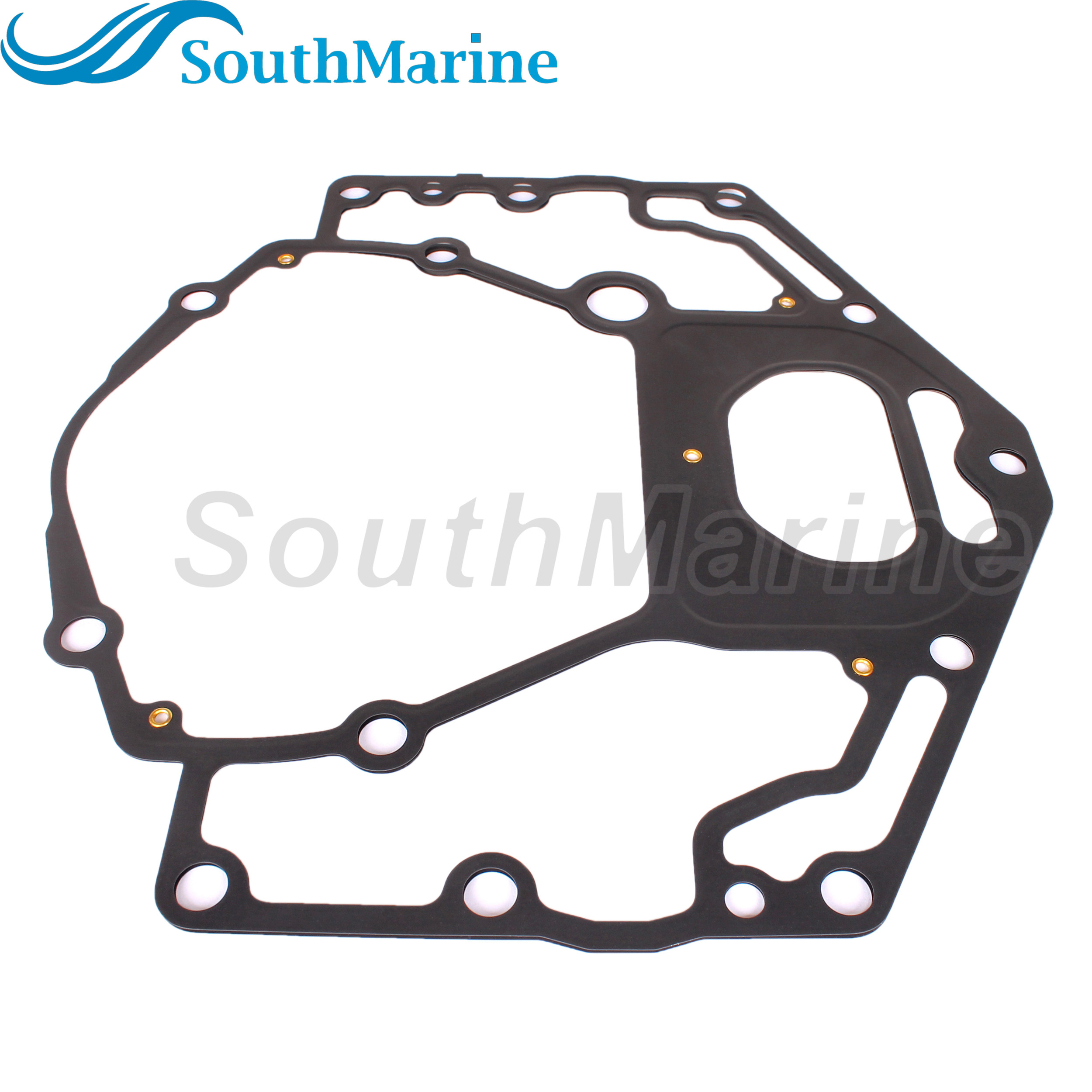 Boat Engine 69J-11351-10 11 12 Cylinder Crankcase Gasket for Yamaha 4-Stroke 200HP 225HP 250HP 6-Cyl 3.3L 2004-2021