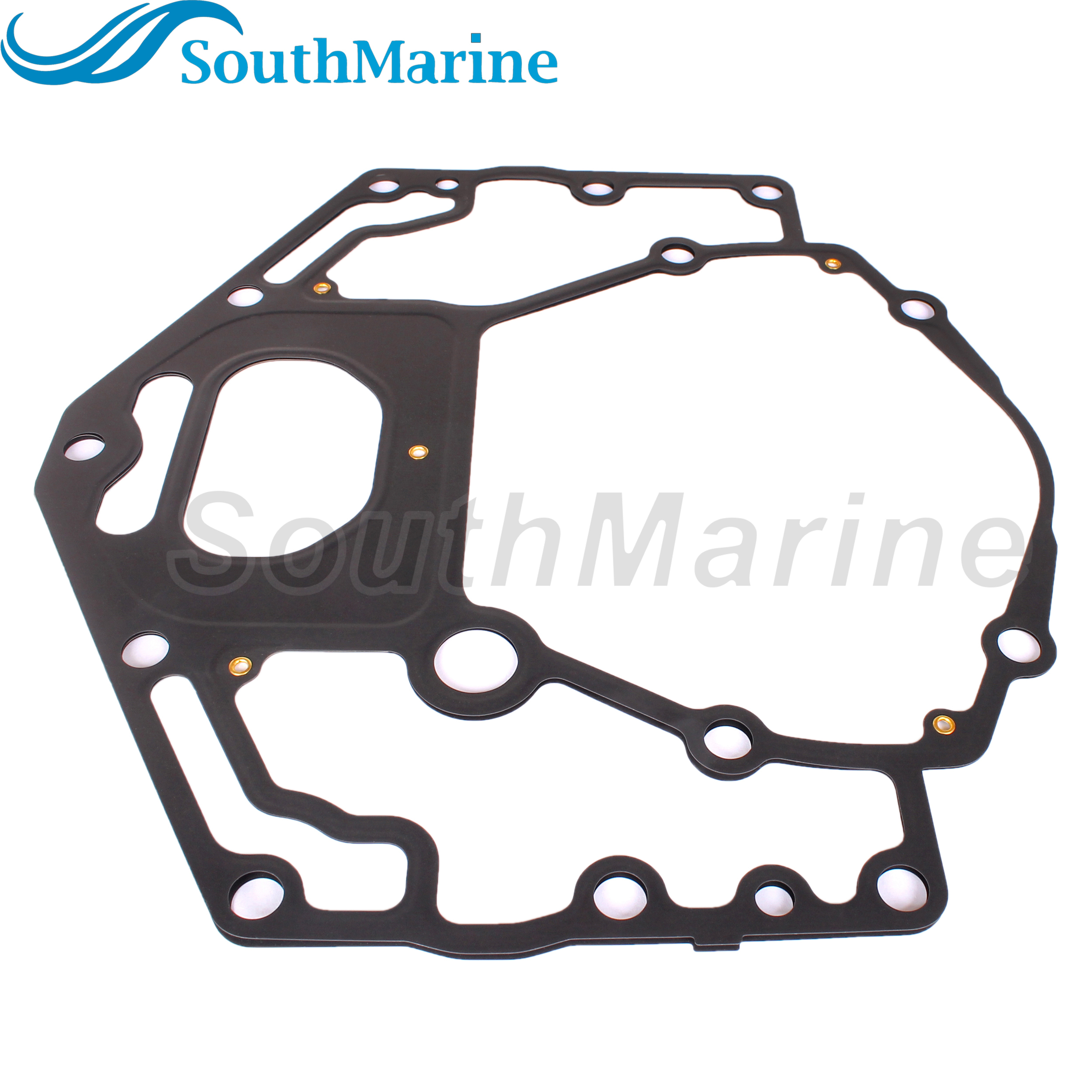 Boat Engine 69J-11351-10 11 12 Cylinder Crankcase Gasket for Yamaha 4-Stroke 200HP 225HP 250HP 6-Cyl 3.3L 2004-2021