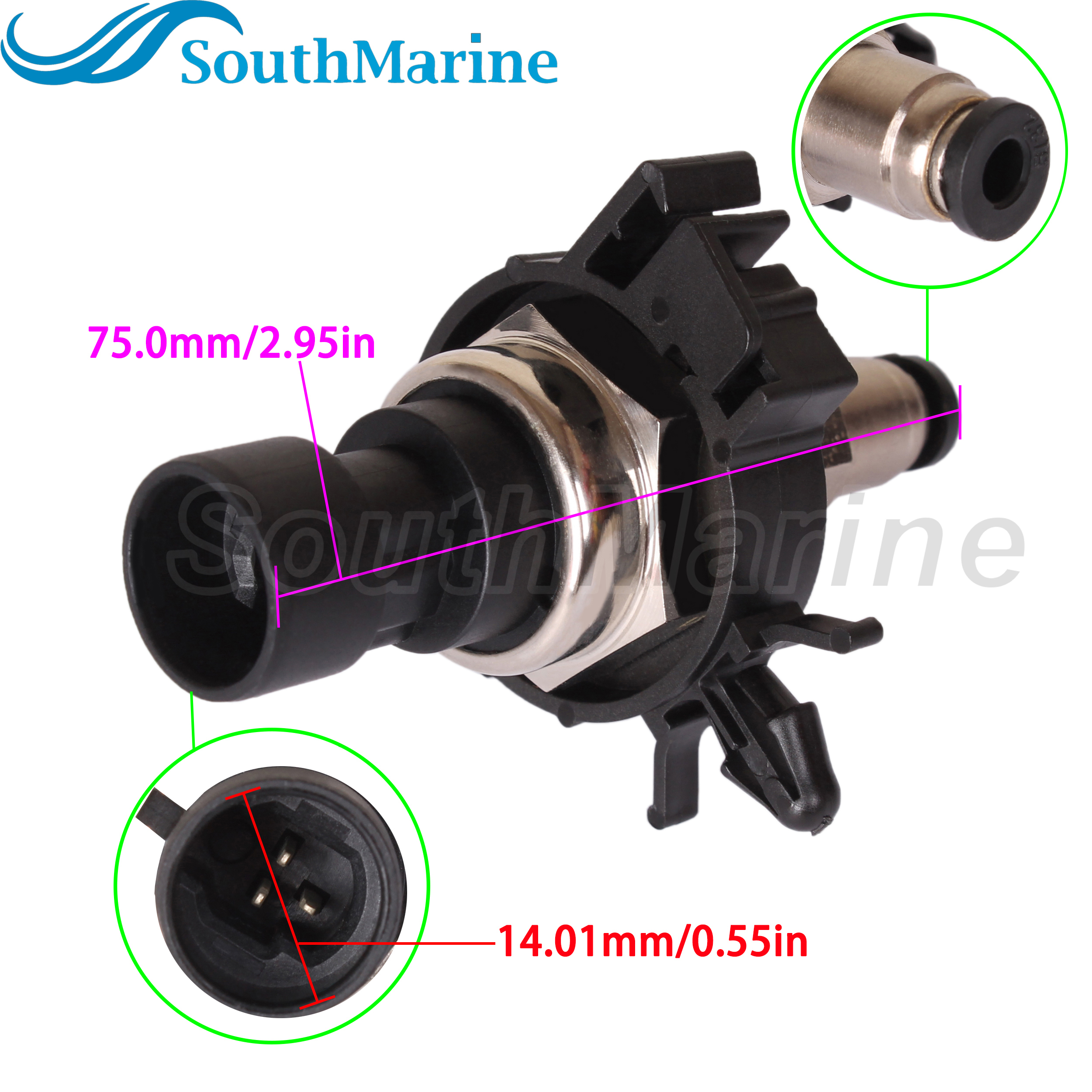 Outboard Motor 881879T26 881879A19 881879A20 Water Pressure Sensor for Mercury Mercruiser Mariner Verado 135HP-400HP