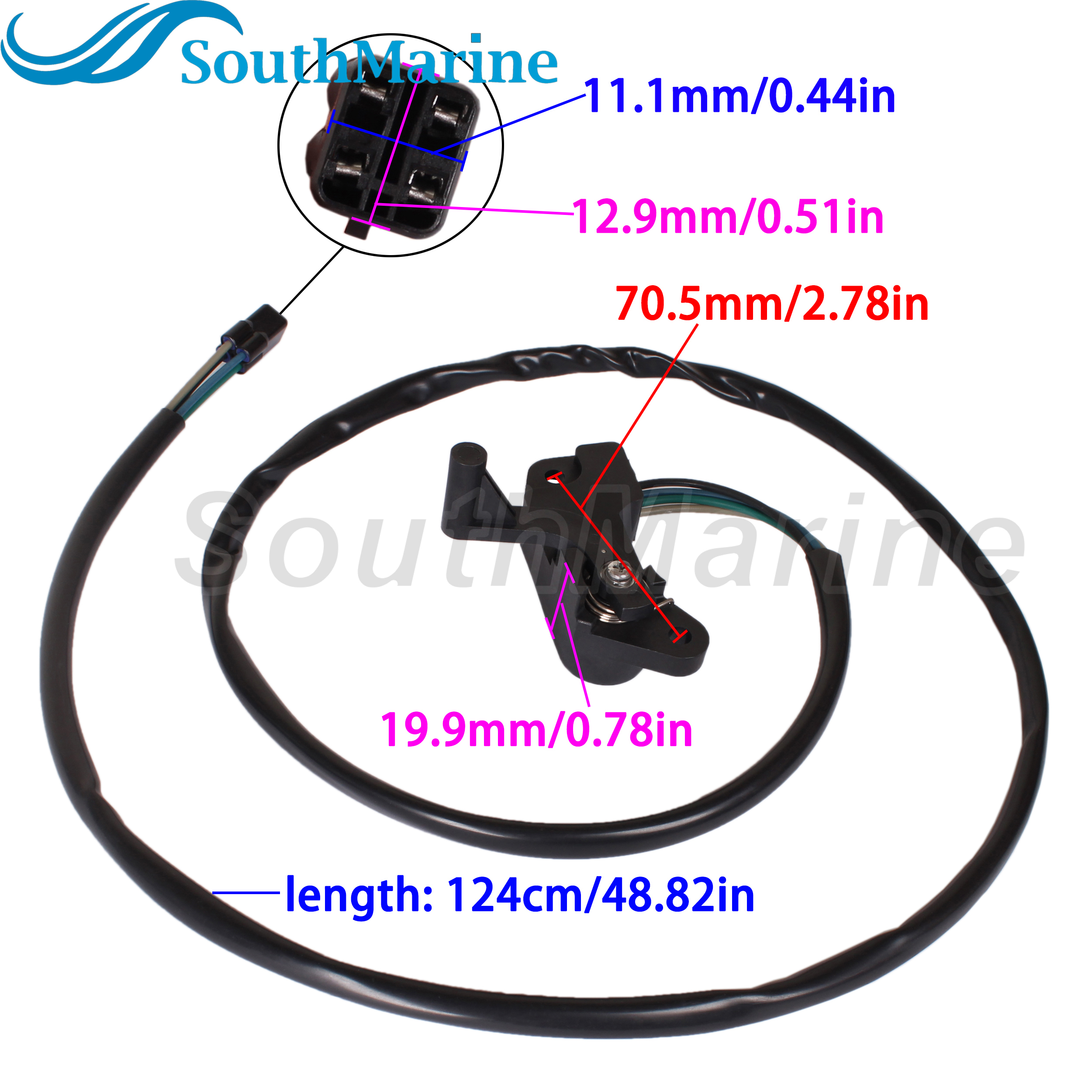 Boat Engine 34801-94710 Power Trim Position Sensor for Suzuki Outboard Motor 25HP 30HP 40HP 50HP 60HP 70HP