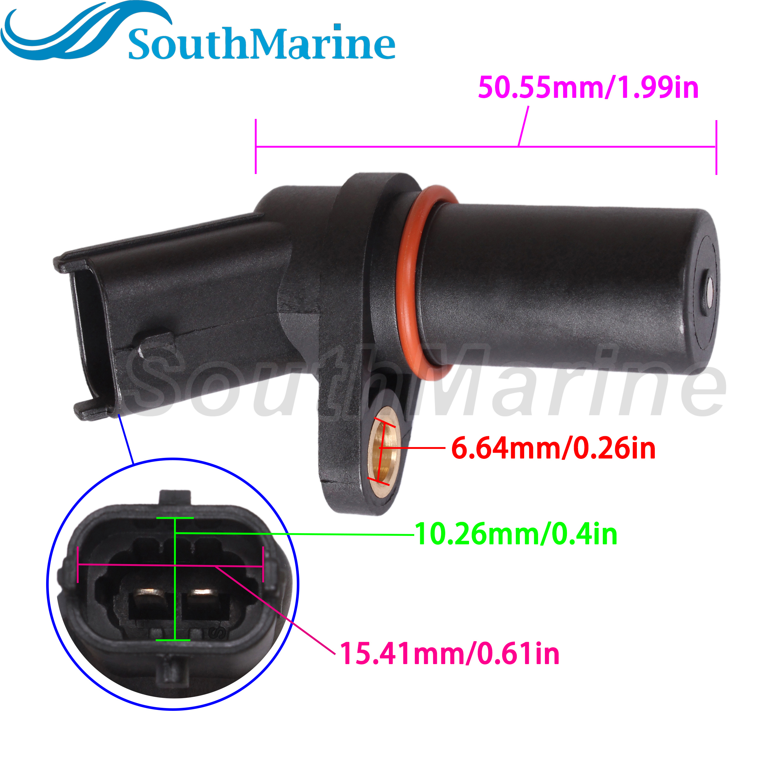 Boat Engine 21426987 20513343 Camshaft Position Sensor for Volvo Penta D11 D13 D16 Mack MP7 MP8 Engine