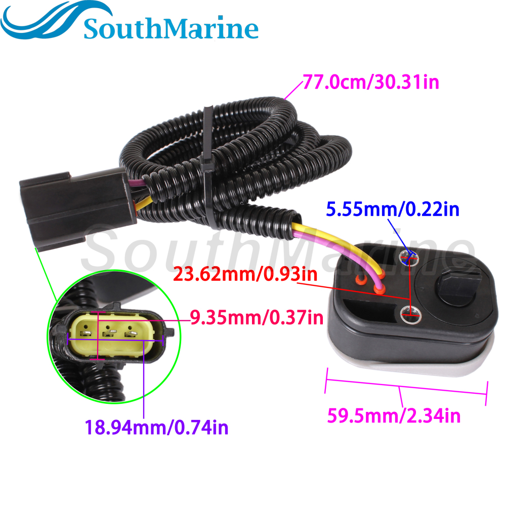 Boat Engine 888590002 888590 Trim Position Sensor for Mercury Mariner Verado 200HP 225HP 250HP 275HP 300HP Outboard Motor