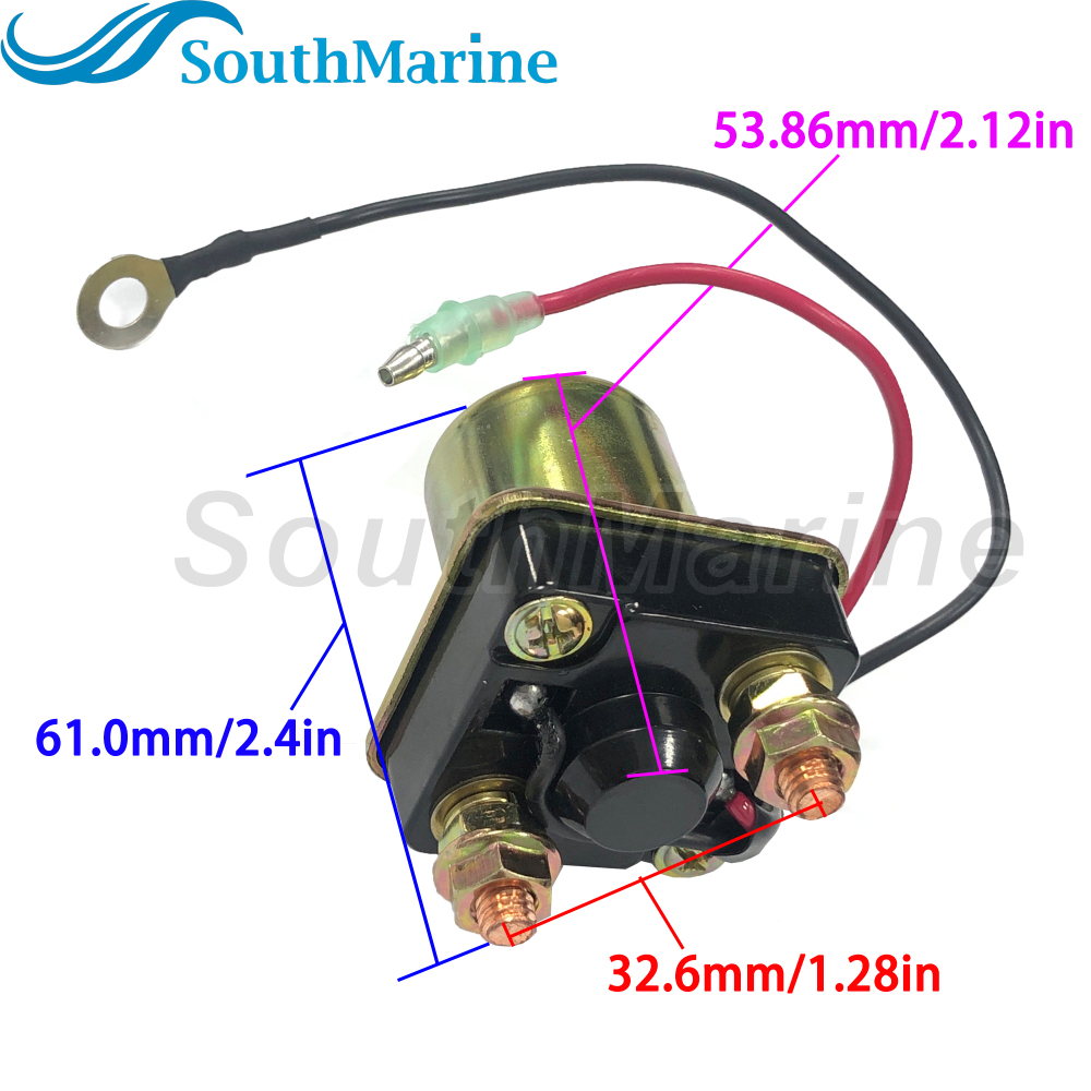 Boat Motor 6E5-81941-00/10/11 61A-81941-00 18-5853 Starter Solenoid Relay for Yamaha 115HP 150HP 175HP 200HP 225HP 250HP