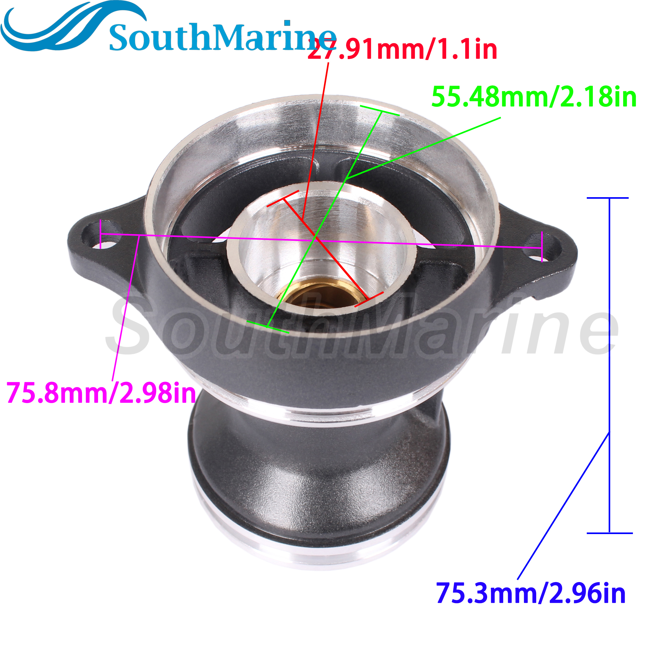 Boat Engine 6N0-G5361-00-00 6N0-G5361-00-4D 6G1-45361-01-4D 6G1-45361-01-8D Lower Casing Cap for Yamaha 8HP 6HP 2/4 Stroke