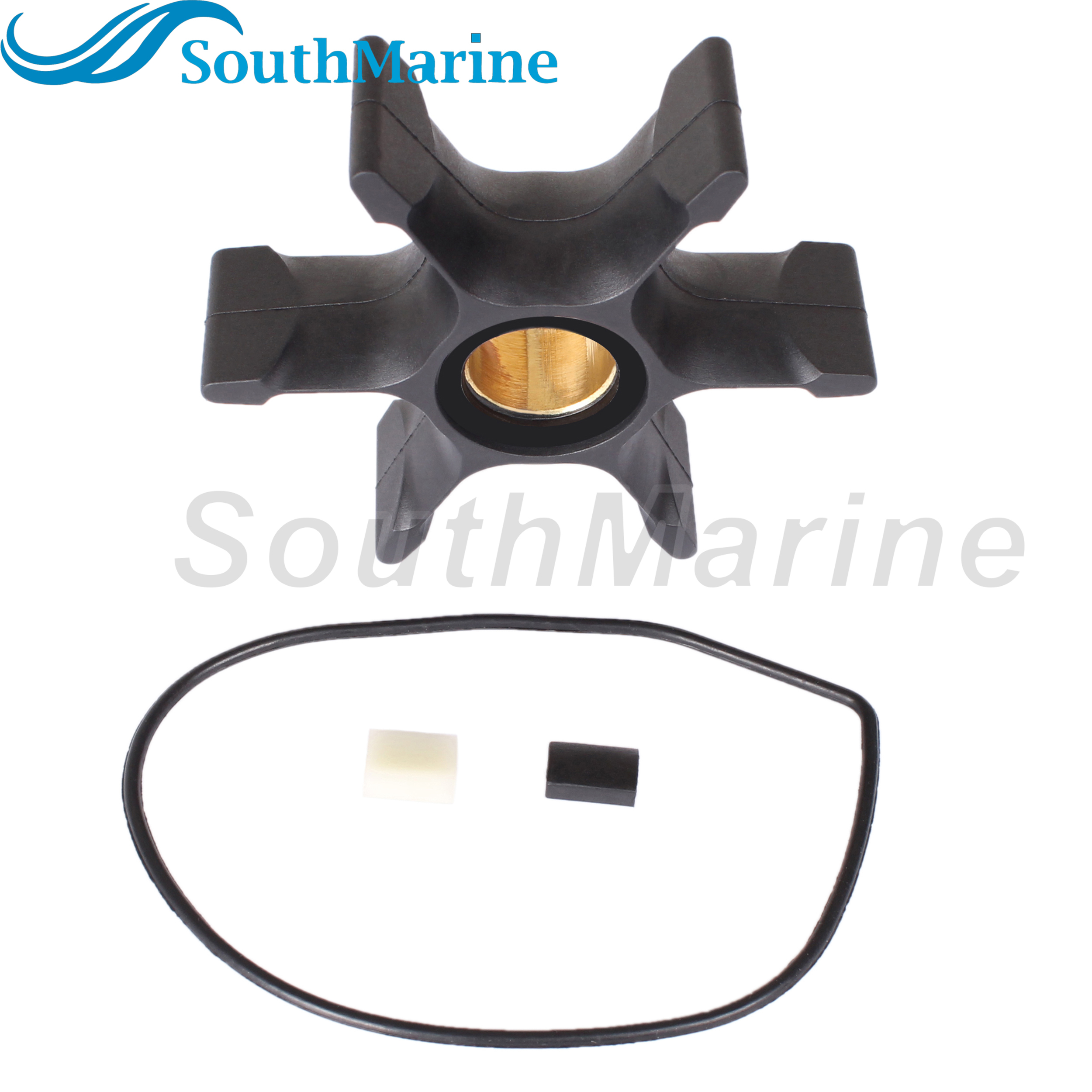 Boat Engine 389557 396725 432594 437080 777820 18-3053 Water Pump Impeller with Key O-Ring for Johnson Evinrude OMC 40HP-75HP