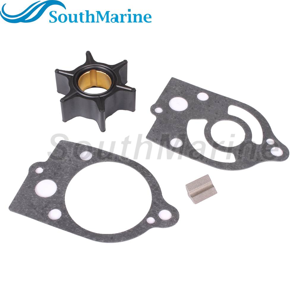 Boat Engine 47-89983T 47-20268 47-65959 47-89983B 18-3007 Water Pump Impeller Repair Kit with Key Gasket for Mercury 30HP-70HP