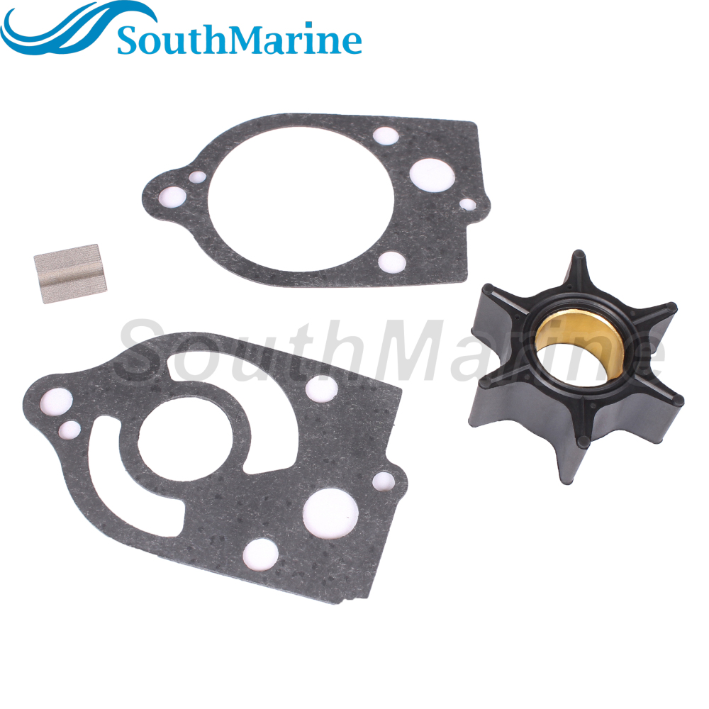 Boat Engine 47-89983T 47-20268 47-65959 47-89983B 18-3007 Water Pump Impeller Repair Kit with Key Gasket for Mercury 30HP-70HP