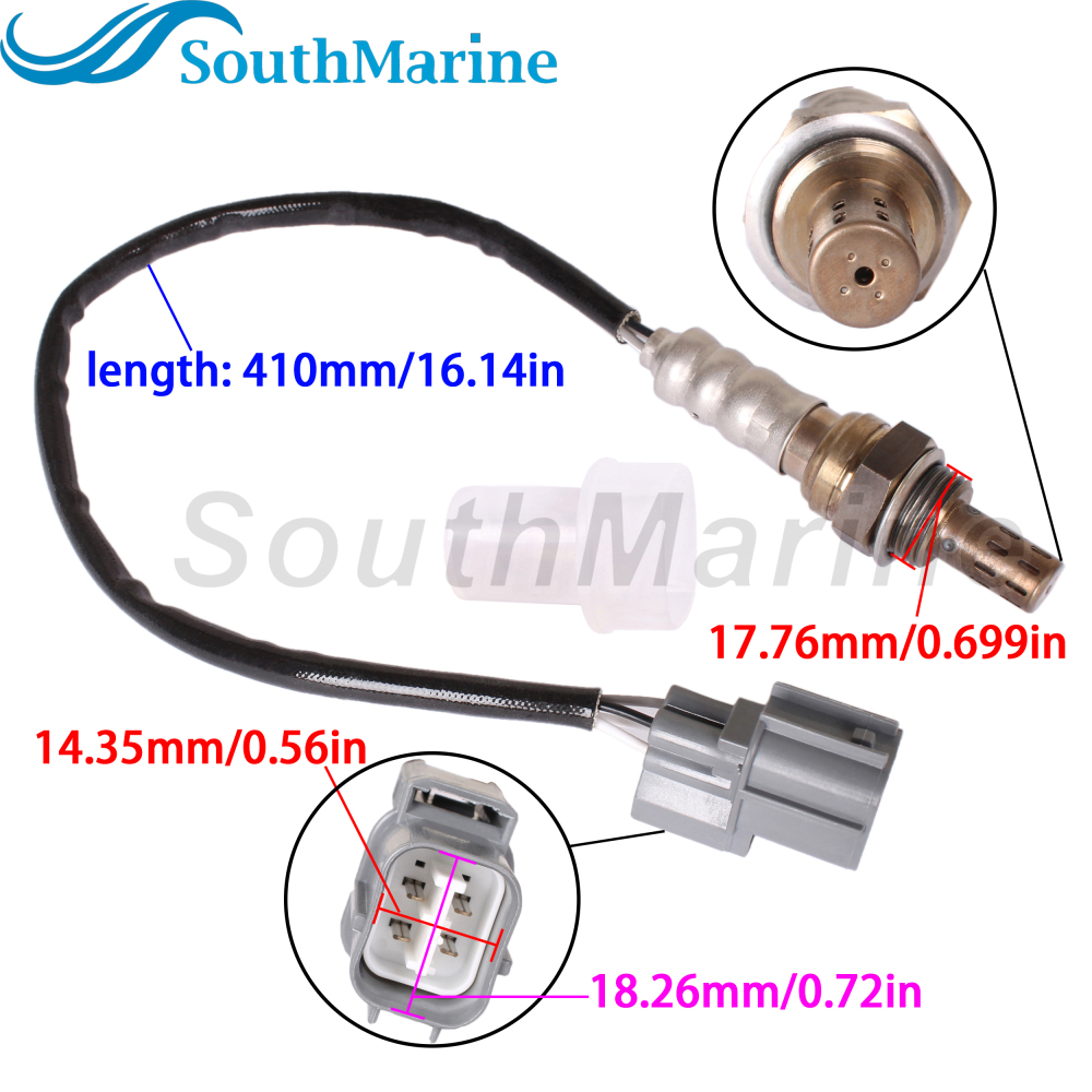 Boat Engine 35655-ZY9-003 18-7658 O2 Oxygen Sensor Air Fuel Ratio for Honda Outboard Motor BF75 BF90 75HP 90HP