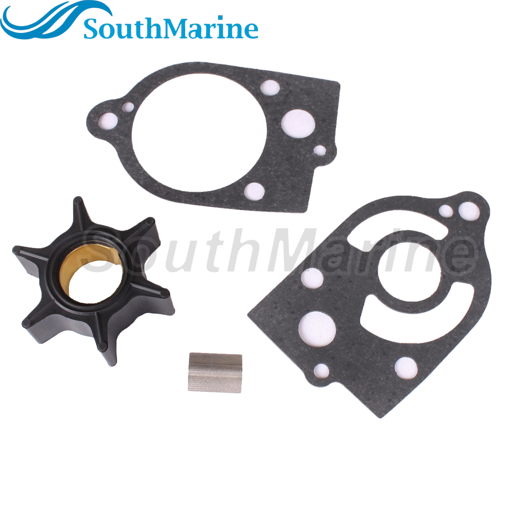 Boat Engine 47-89983T 47-20268 47-65959 47-89983B 18-3007 Water Pump Impeller Repair Kit with Key Gasket for Mercury 30HP-70HP