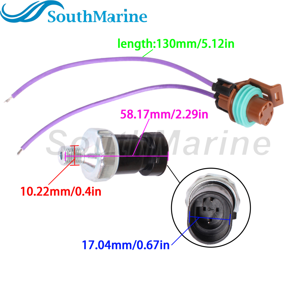 Boat Engine 864252A01 8M0210755 Oil Pressure Sensor for Mercury MerCruiser Quicksilver 4.3L 5.0L 5.7L 305 454,7.4L 8.2L 502 V8
