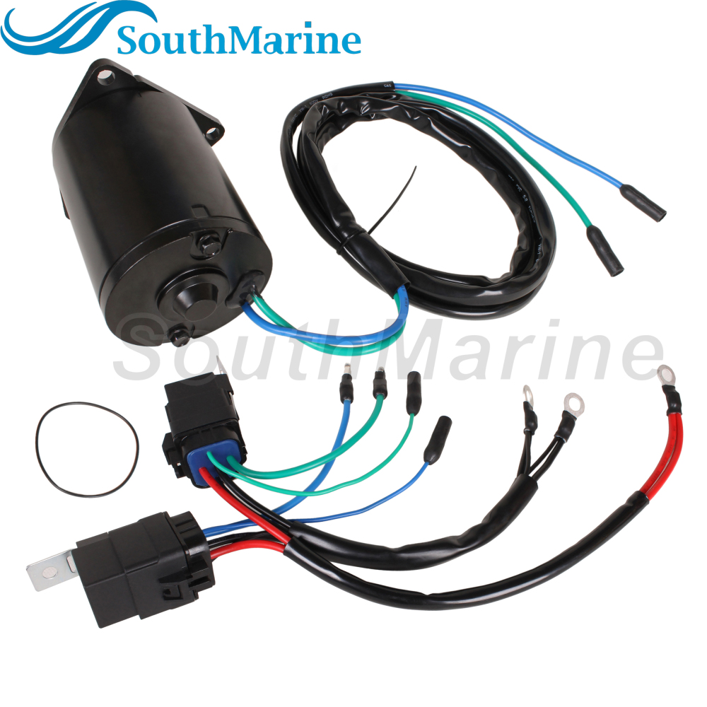 Outboard Motor 6E5-43880-01 02 00 6H1-43880-00 688-43880-11 10 TRM0053 Tilt Trim Motor for Yamaha 115HP 150HP 175HP 200HP 225HP