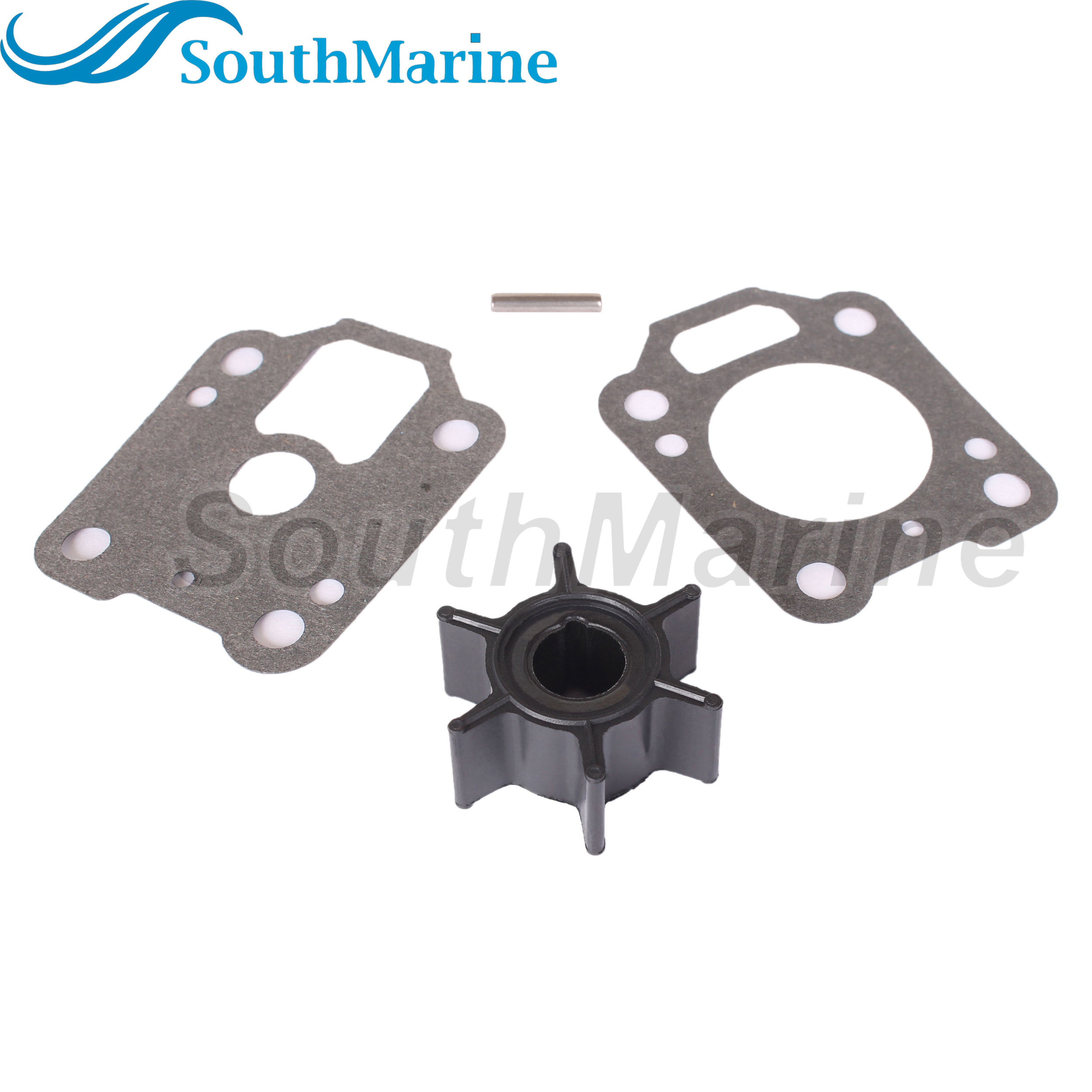 Boat Engine 369-65021-1 18-3098 Water Pump Impeller Repair Kit with Key Gasket for Tohatsu Nissan 4-6HP/ 47-16154-3 for Mercury