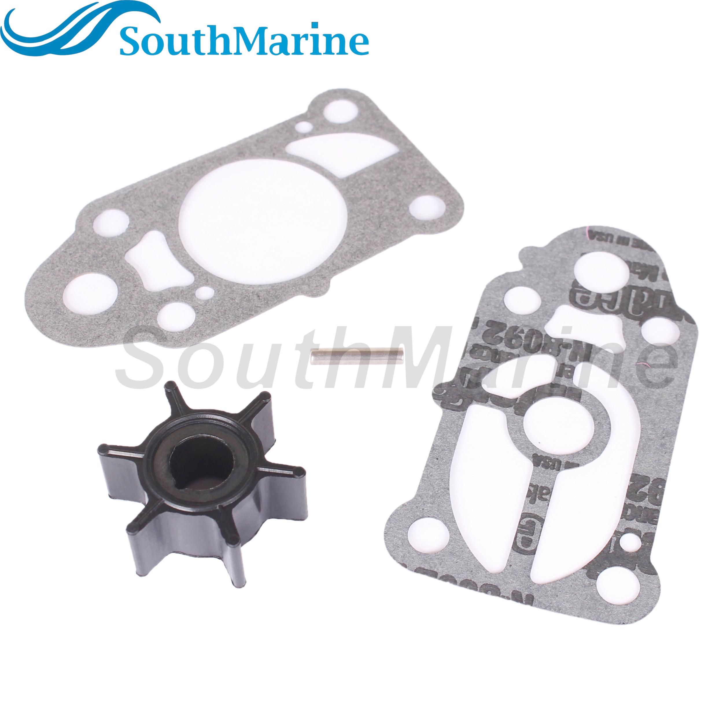 Boat Engine 369-65021-1 18-3098 Water Pump Impeller Repair Kit with Key Gasket for Tohatsu  Nissan 2-3.5HP/ 47-16154-3 for Mercury