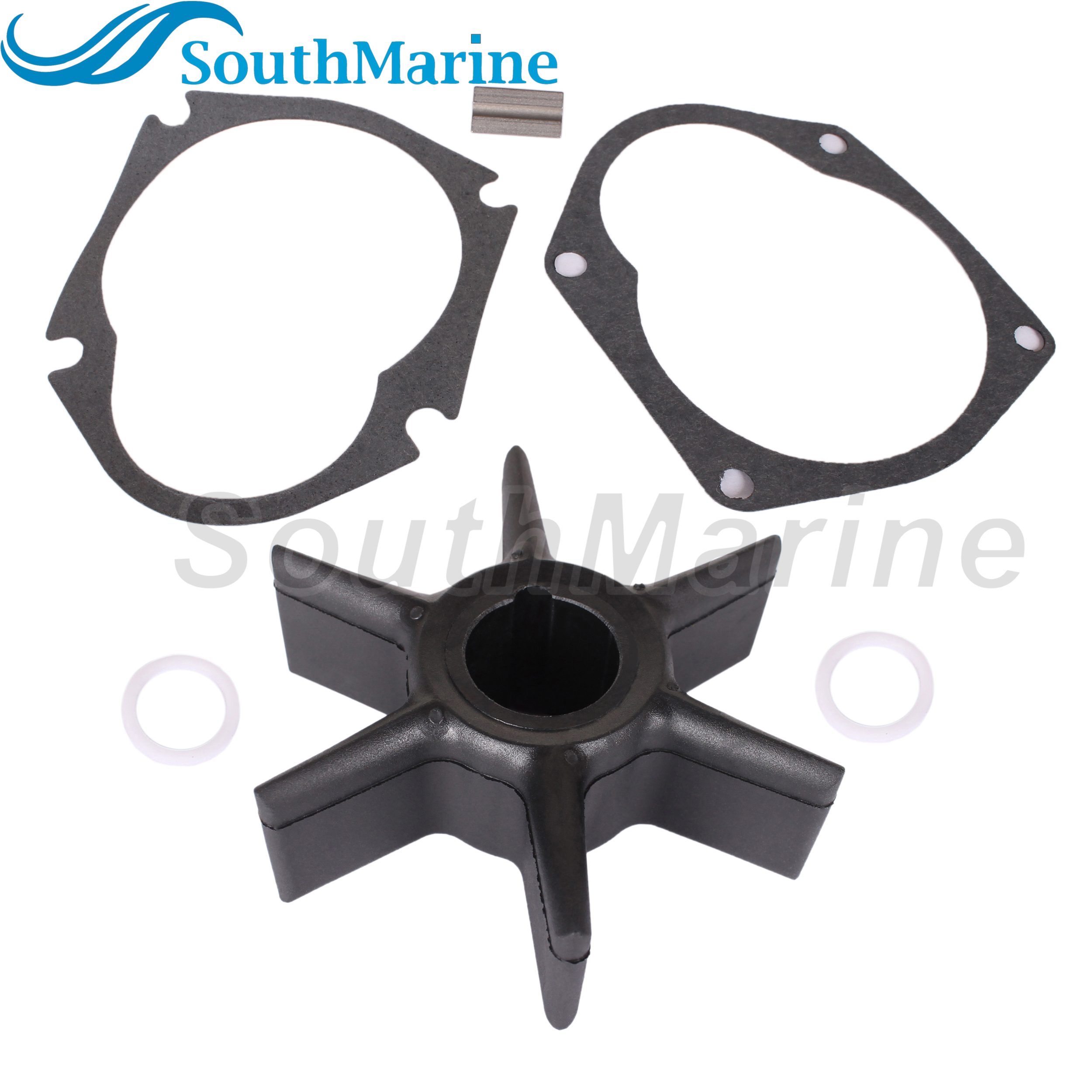 Outboard Engine 47-19453T 47-19453 18-8900 Water Pump Impeller Repair Kit with Key Gasket for Mercury Krysler Force 30HP-75HP