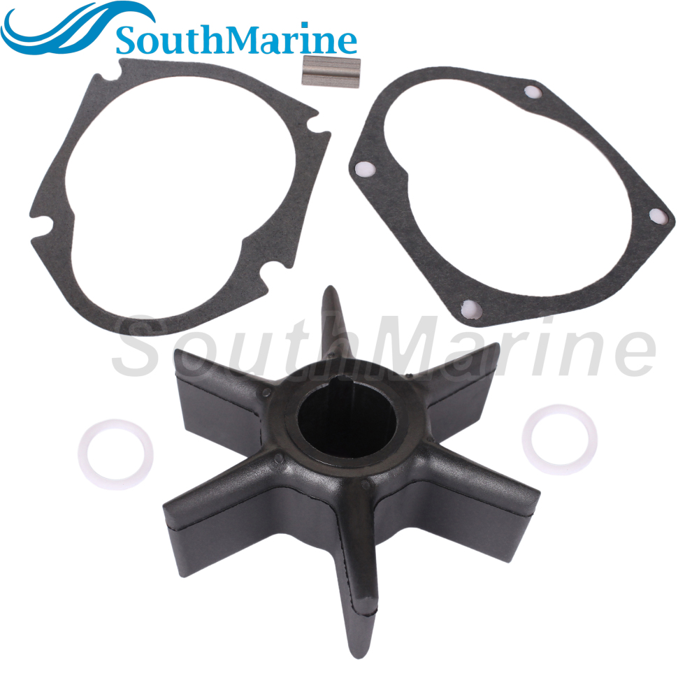 Outboard Engine 47-19453T 47-19453 18-8900 Water Pump Impeller Repair Kit with Key Gasket for Mercury Krysler Force 30HP-75HP