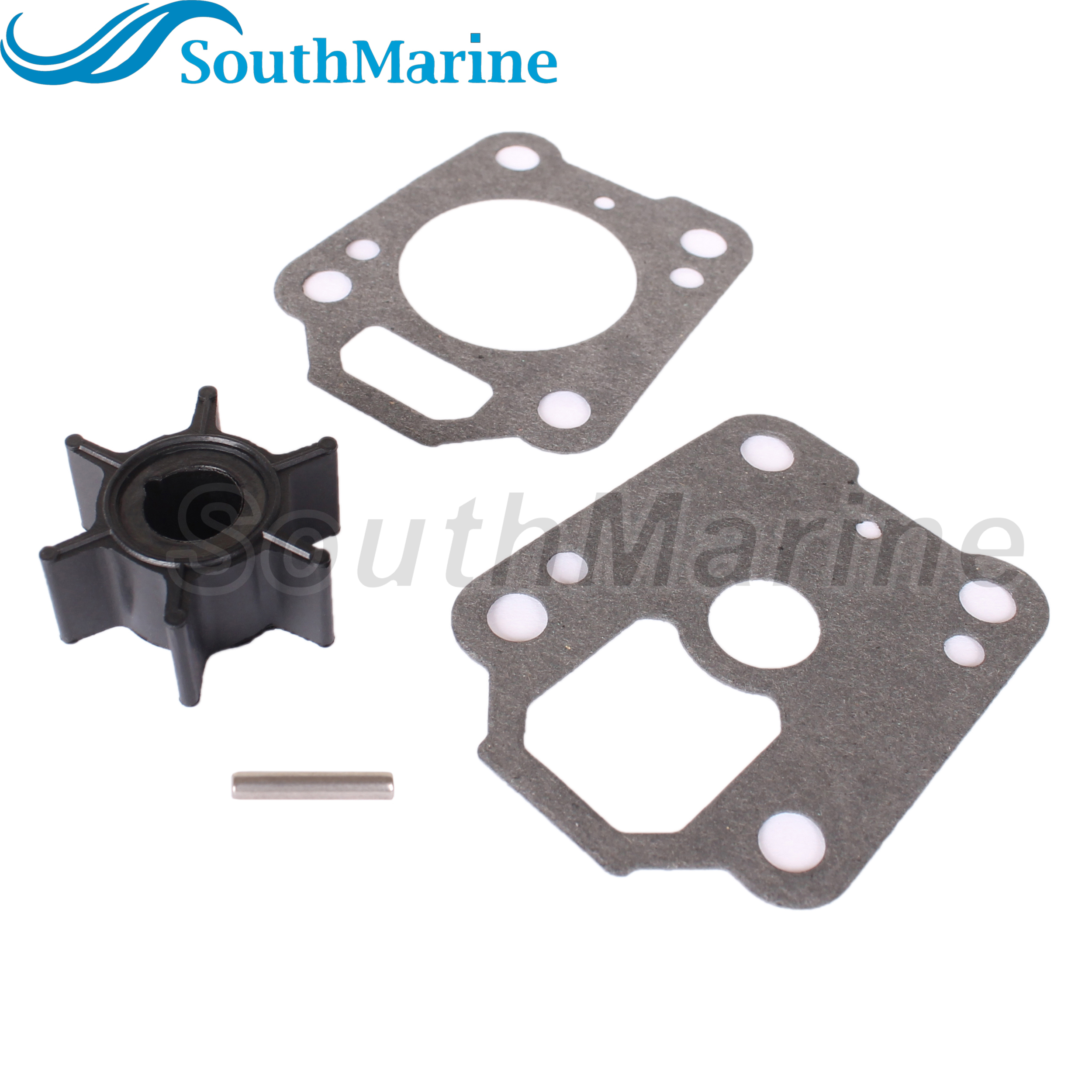 Boat Engine 369-65021-1 18-3098 Water Pump Impeller Repair Kit with Key Gasket for Tohatsu Nissan 4-6HP/ 47-16154-3 for Mercury