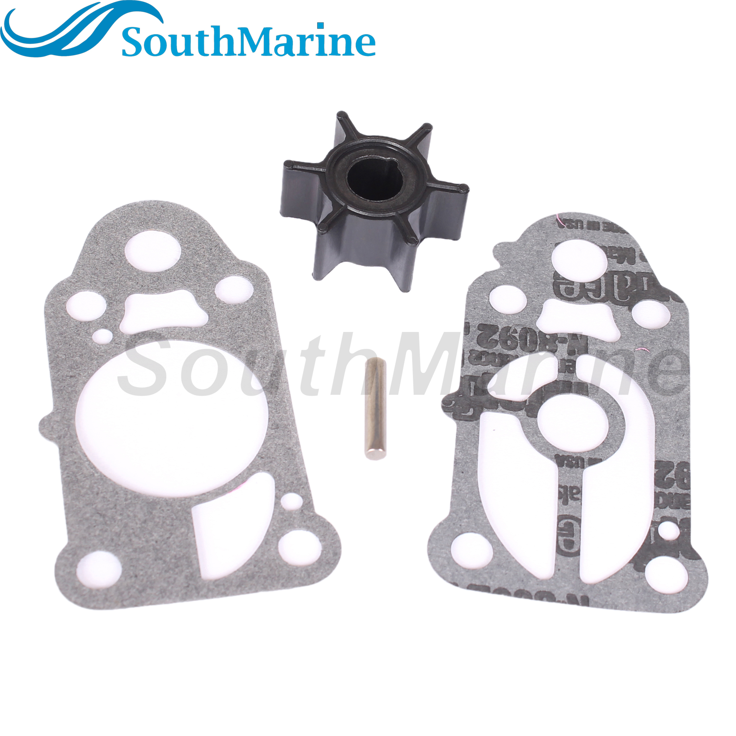 Boat Engine 369-65021-1 18-3098 Water Pump Impeller Repair Kit with Key Gasket for Tohatsu  Nissan 2-3.5HP/ 47-16154-3 for Mercury