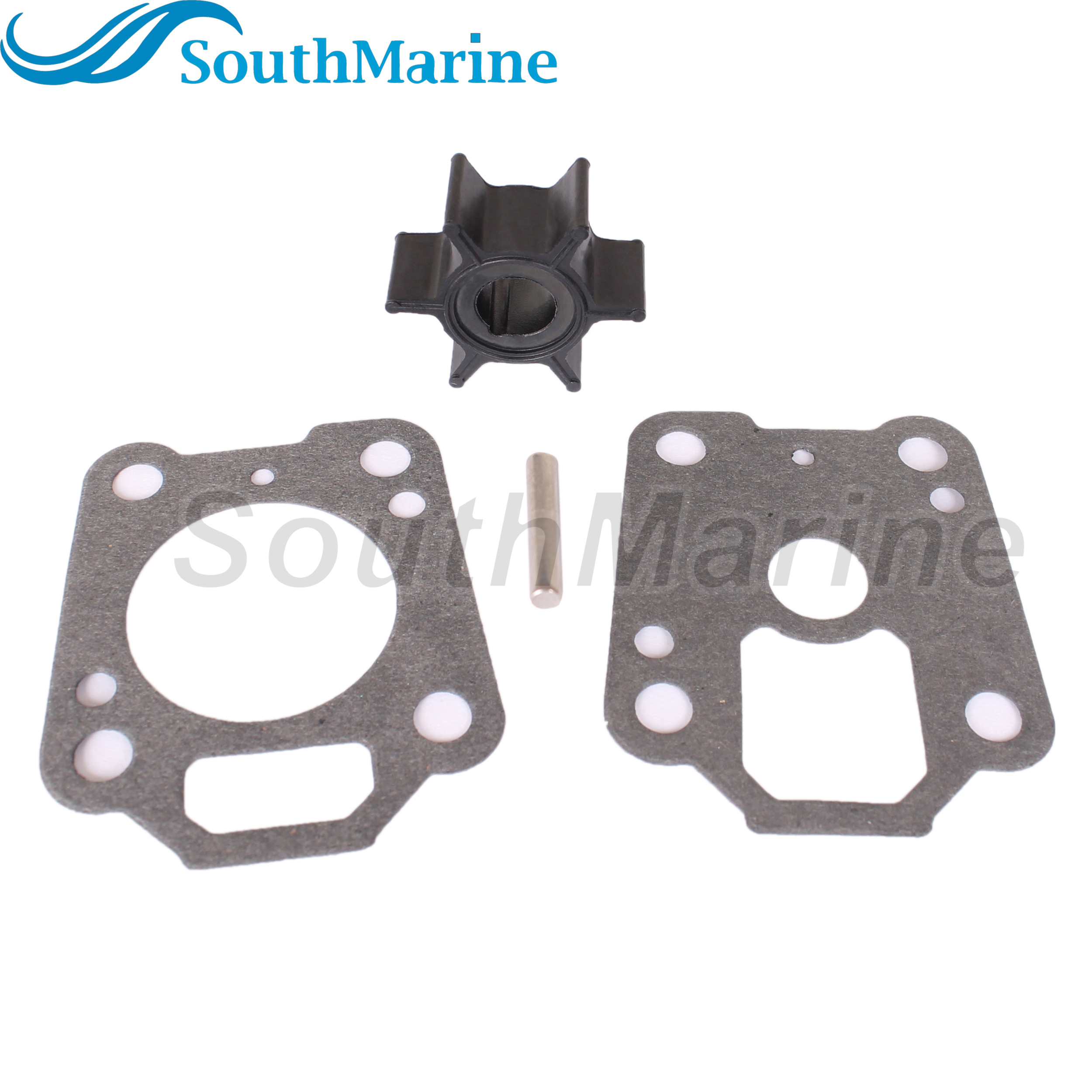 Boat Engine 369-65021-1 18-3098 Water Pump Impeller Repair Kit with Key Gasket for Tohatsu Nissan 4-6HP/ 47-16154-3 for Mercury