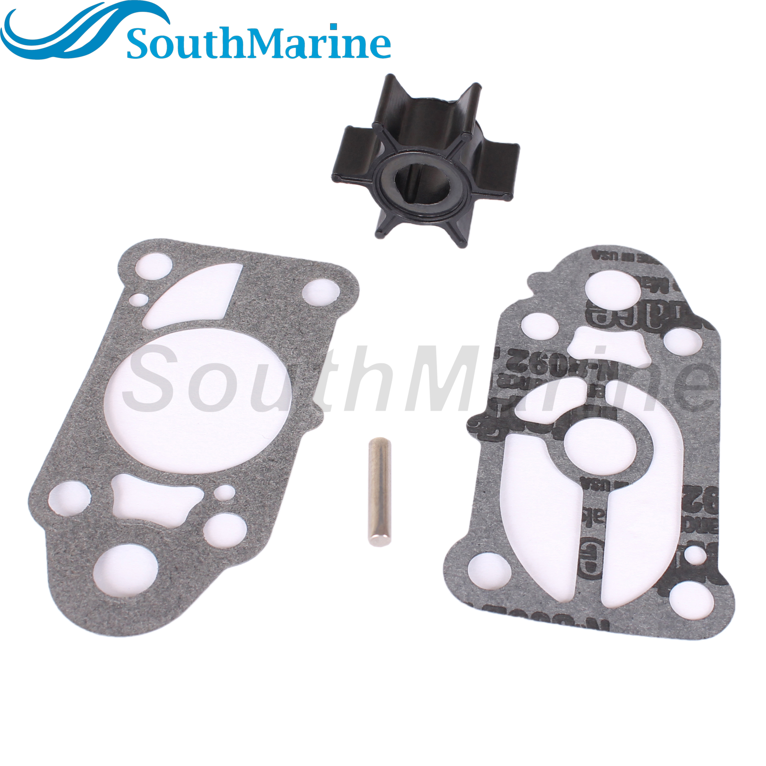 Boat Engine 369-65021-1 18-3098 Water Pump Impeller Repair Kit with Key Gasket for Tohatsu  Nissan 2-3.5HP/ 47-16154-3 for Mercury