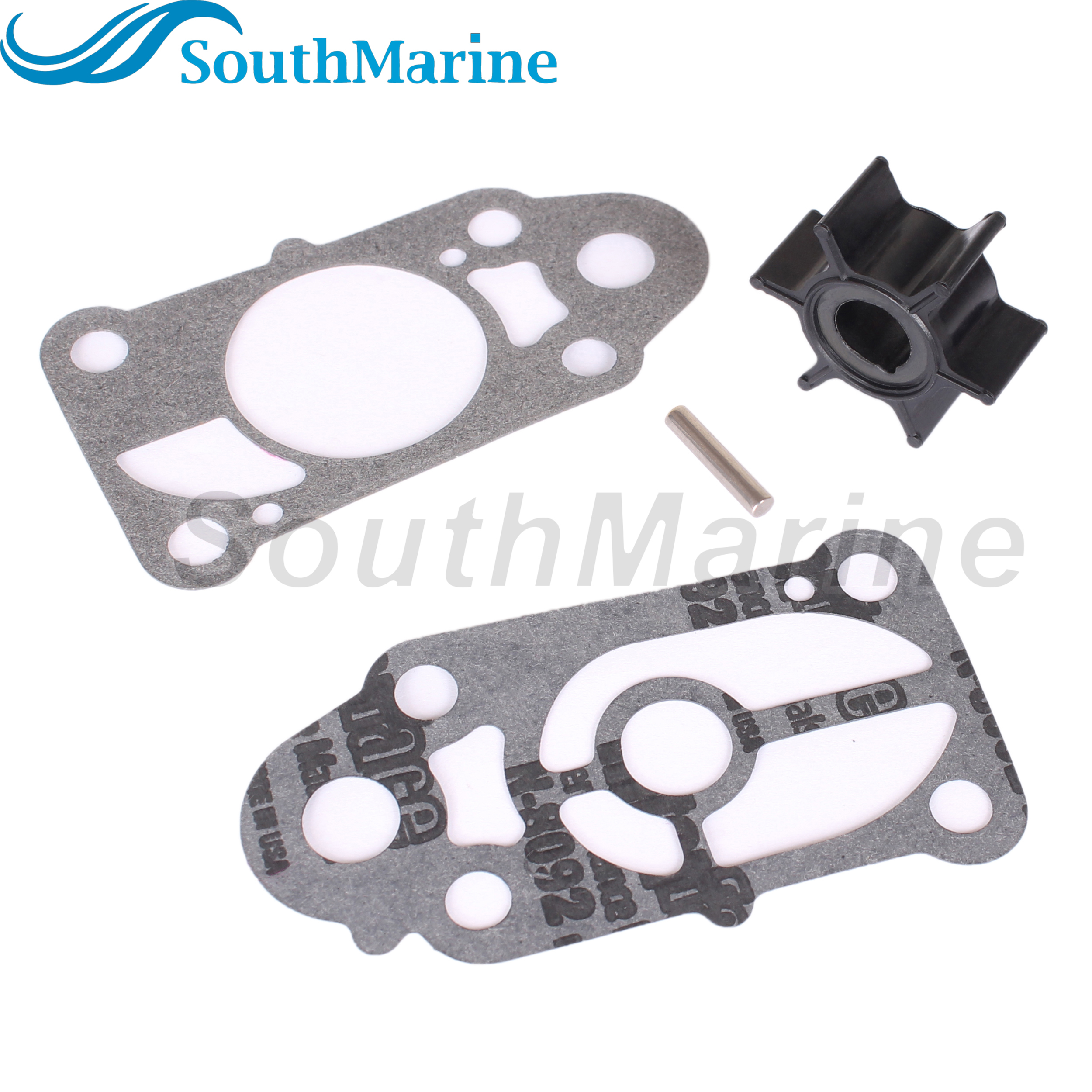 Boat Engine 369-65021-1 18-3098 Water Pump Impeller Repair Kit with Key Gasket for Tohatsu  Nissan 2-3.5HP/ 47-16154-3 for Mercury