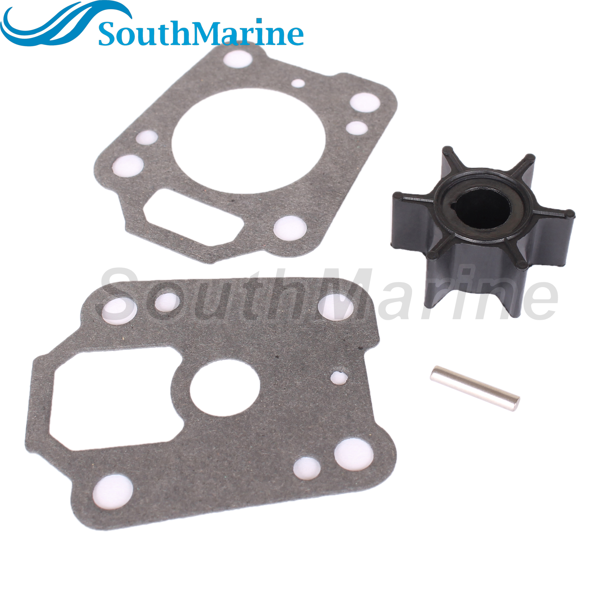 Boat Engine 369-65021-1 18-3098 Water Pump Impeller Repair Kit with Key Gasket for Tohatsu Nissan 4-6HP/ 47-16154-3 for Mercury