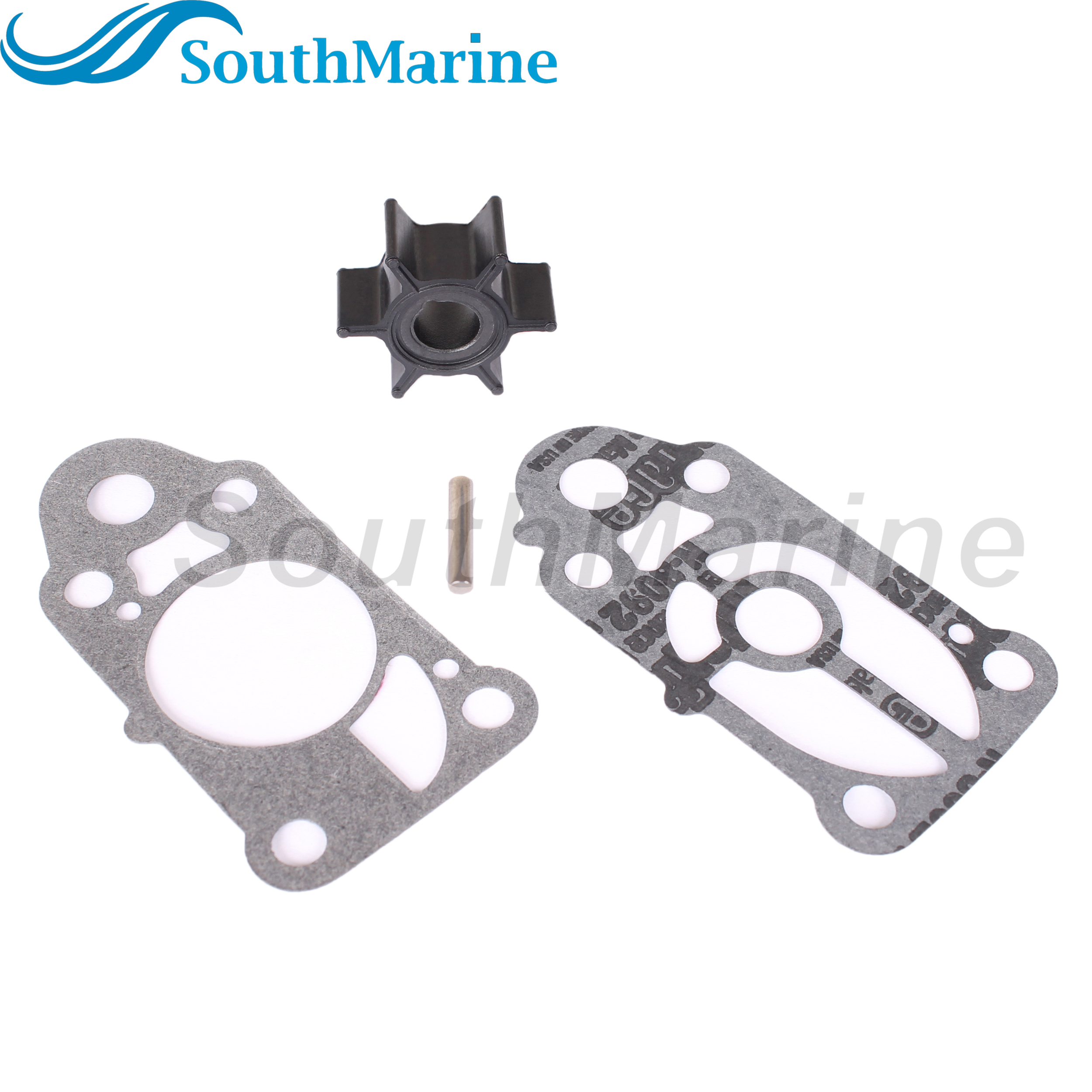 Boat Engine 369-65021-1 18-3098 Water Pump Impeller Repair Kit with Key Gasket for Tohatsu  Nissan 2-3.5HP/ 47-16154-3 for Mercury