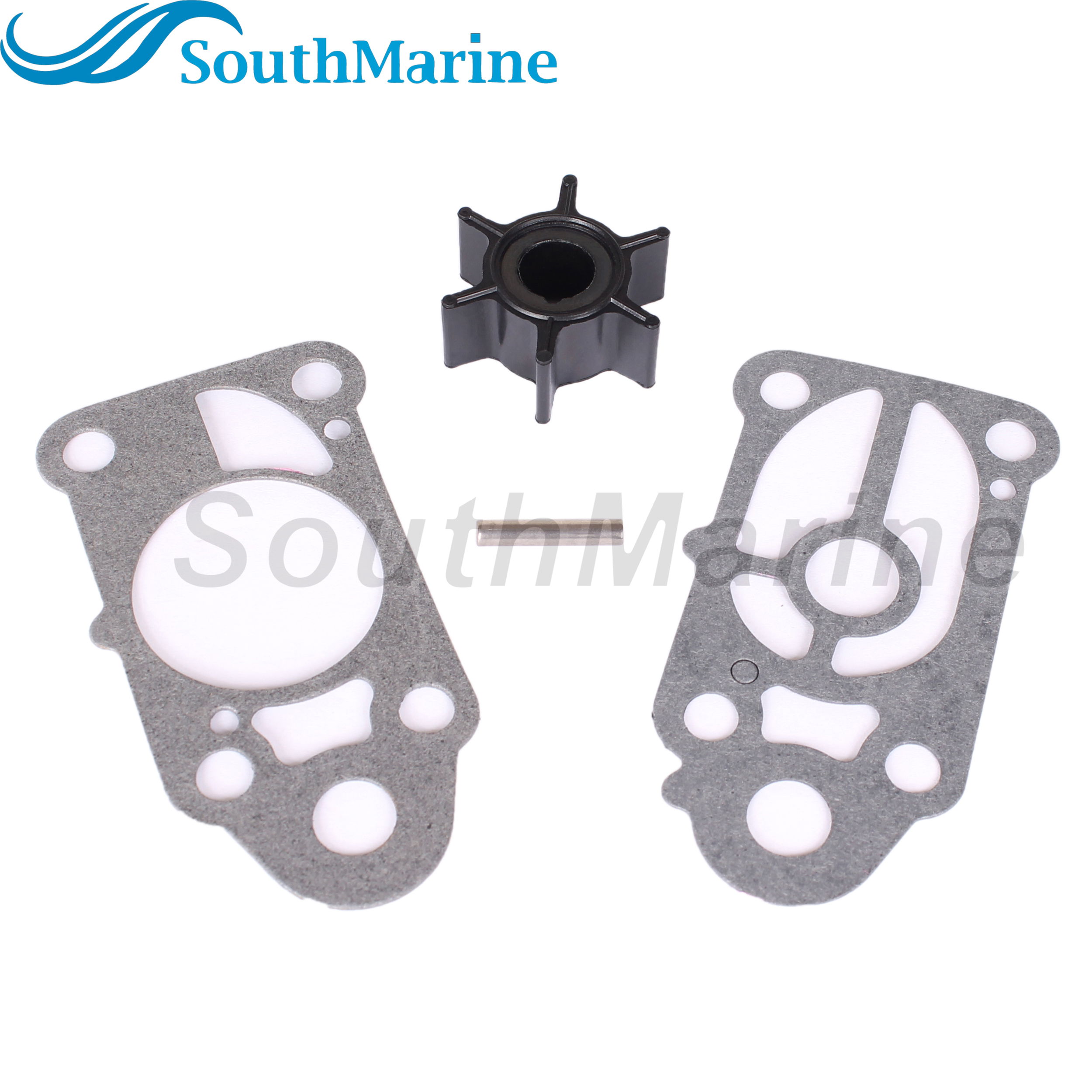 Boat Engine 369-65021-1 18-3098 Water Pump Impeller Repair Kit with Key Gasket for Tohatsu  Nissan 2-3.5HP/ 47-16154-3 for Mercury