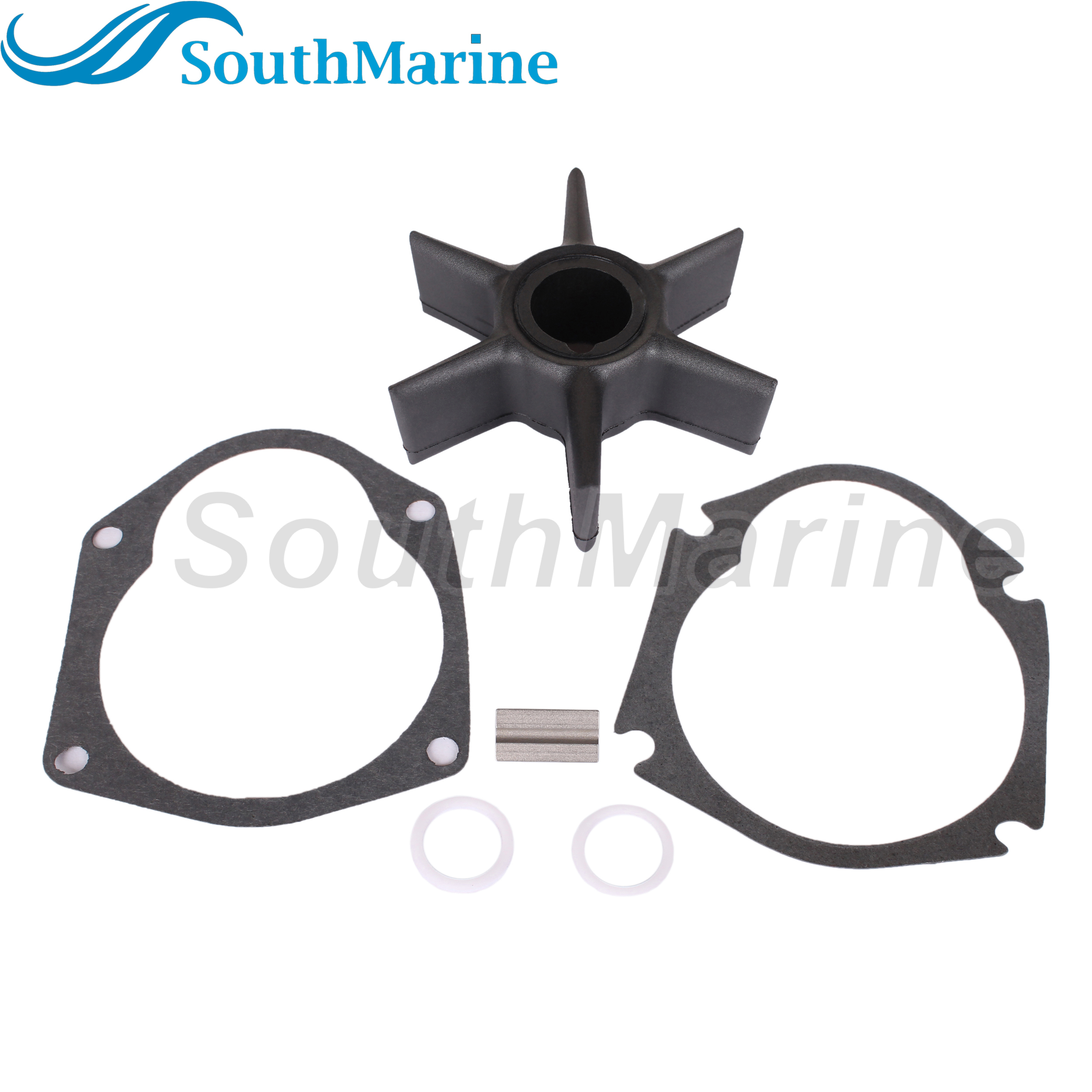 Outboard Engine 47-19453T 47-19453 18-8900 Water Pump Impeller Repair Kit with Key Gasket for Mercury Krysler Force 30HP-75HP