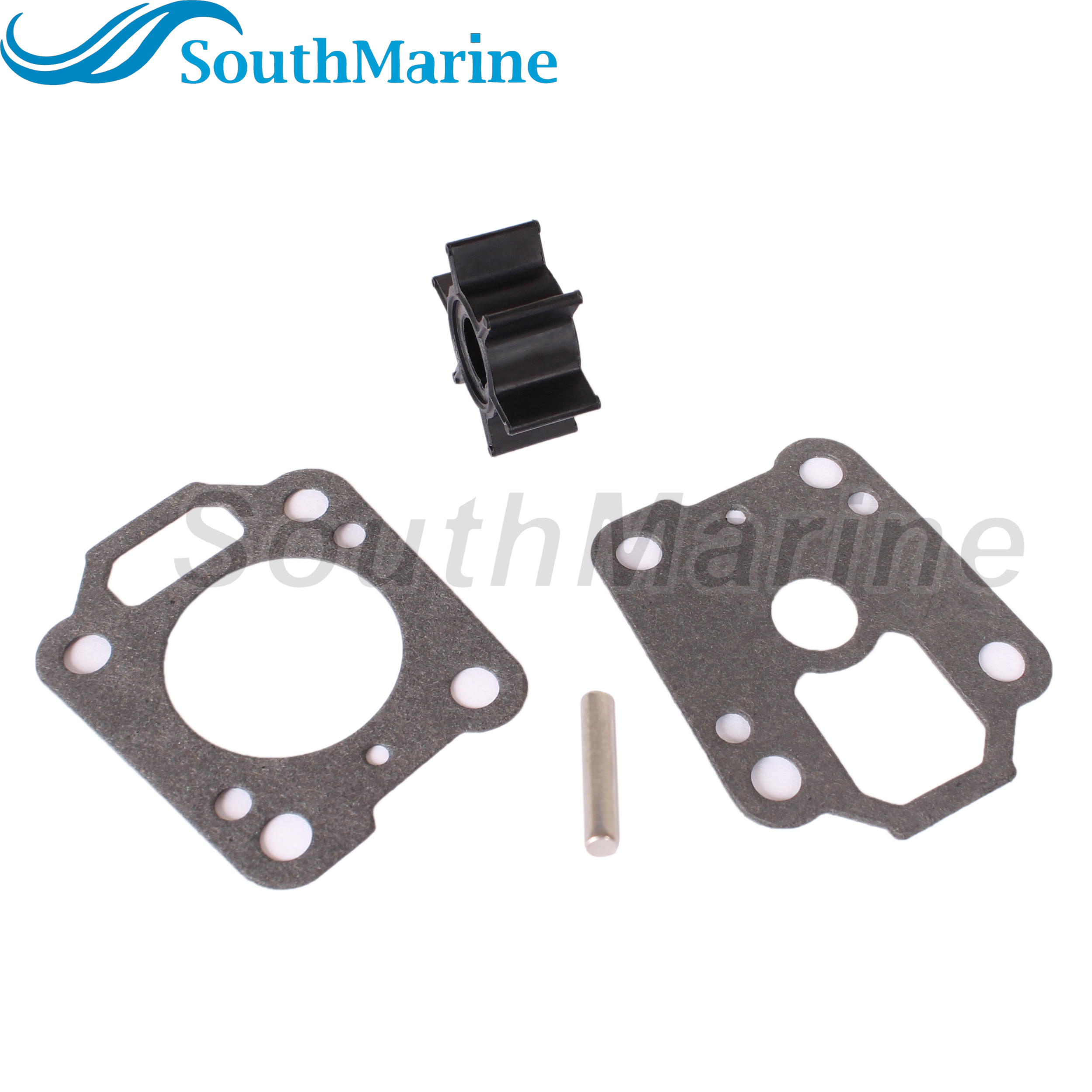 Boat Engine 369-65021-1 18-3098 Water Pump Impeller Repair Kit with Key Gasket for Tohatsu Nissan 4-6HP/ 47-16154-3 for Mercury