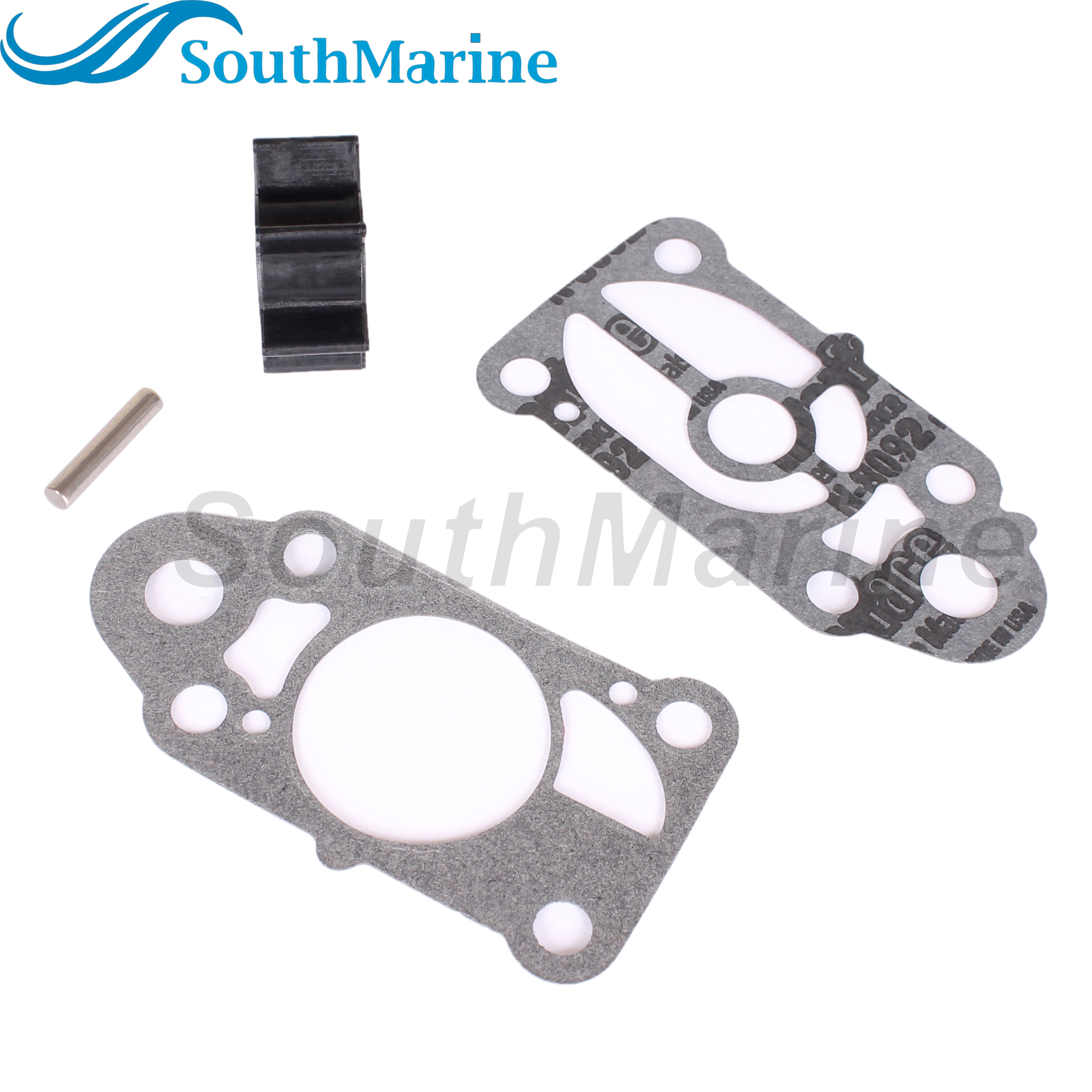 Boat Engine 369-65021-1 18-3098 Water Pump Impeller Repair Kit with Key Gasket for Tohatsu  Nissan 2-3.5HP/ 47-16154-3 for Mercury