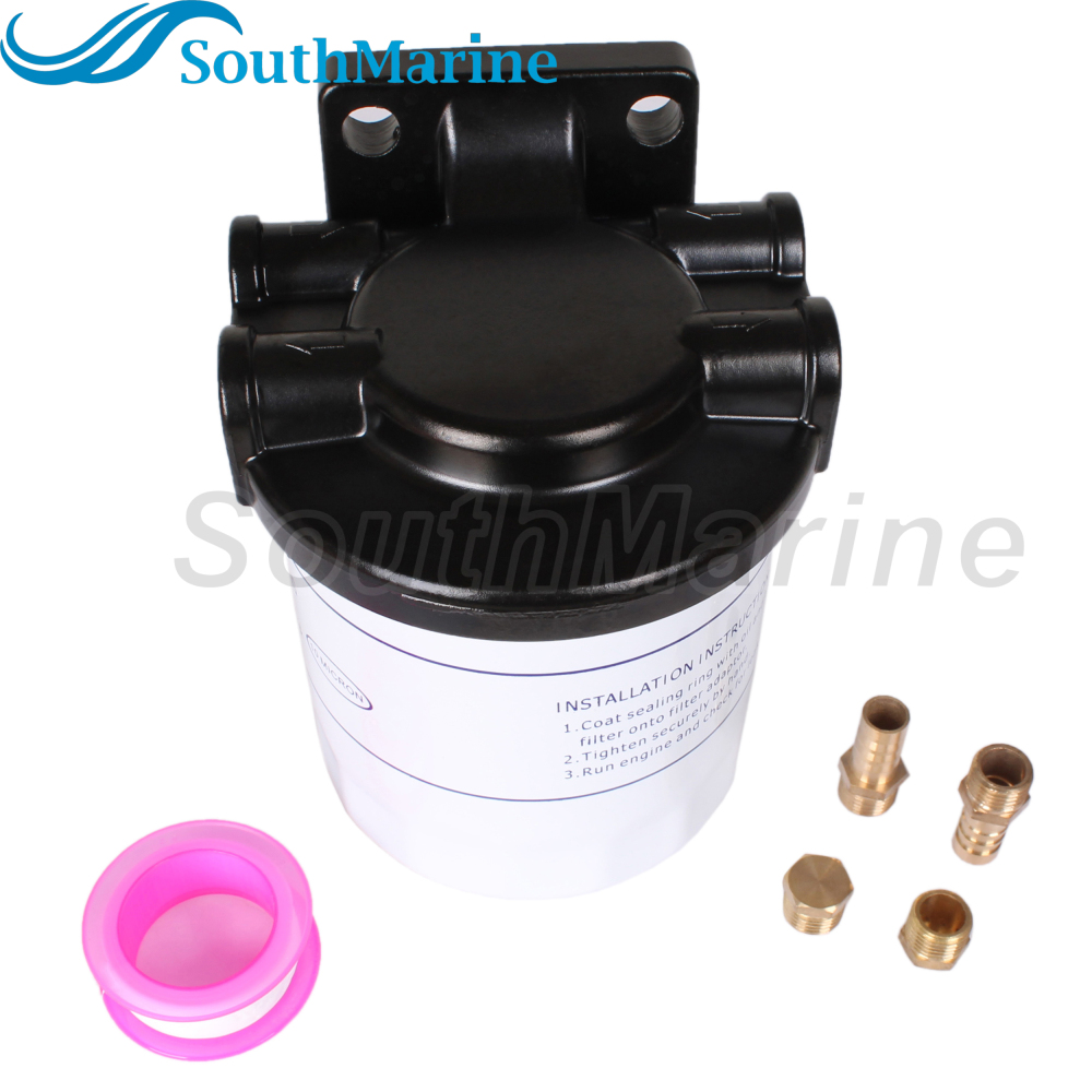 Boat Engine 35-807172 802893Q01 802893T Fuel Water Separator Fuel Filter with Bracket Base for Mercury MerCruiser 35-60494-1 809097