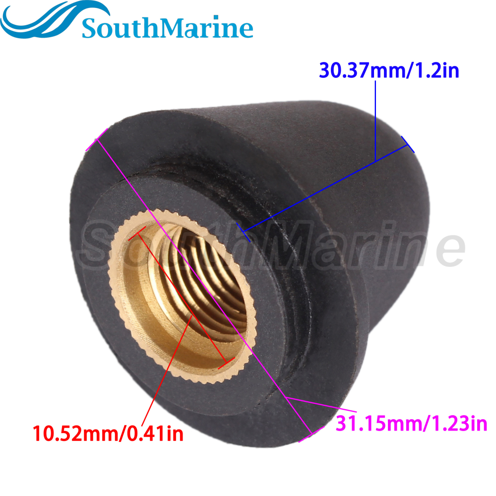Boat Engine 647-45616-02 18-3709 Propeller Nut for Yamaha 4A 5C 4HP 5HP Cotter Pin Type Prop Nut 859931 for Mercury