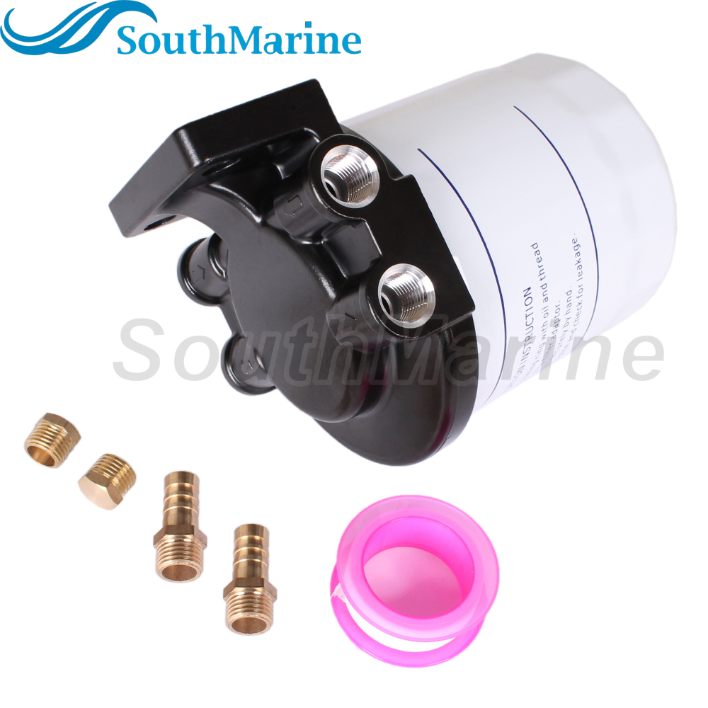 Boat Engine 35-807172 802893Q01 802893T Fuel Water Separator Fuel Filter with Bracket Base for Mercury MerCruiser 35-60494-1 809097