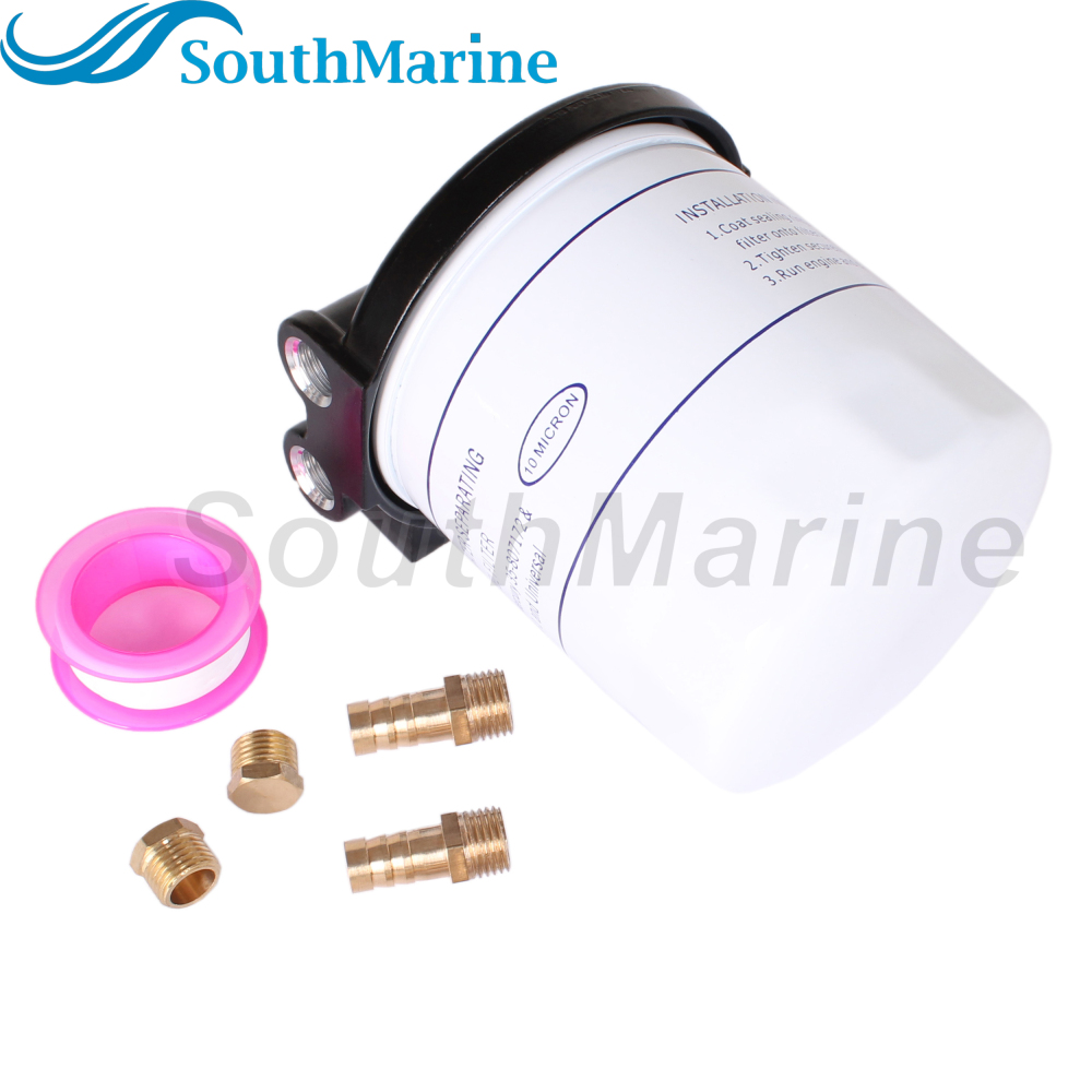 Boat Engine 35-807172 802893Q01 802893T Fuel Water Separator Fuel Filter with Bracket Base for Mercury MerCruiser 35-60494-1 809097
