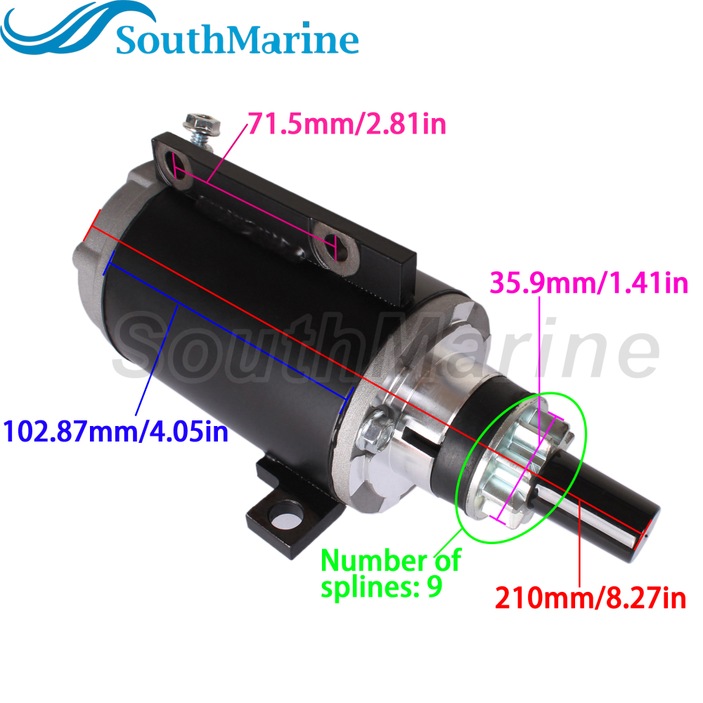 Boat Engine 0583482 0585056 0586279 583482 585056 586279 18-5624 Starter Motor for Evinrude Johnson OMC BRP 40HP 48HP 50HP