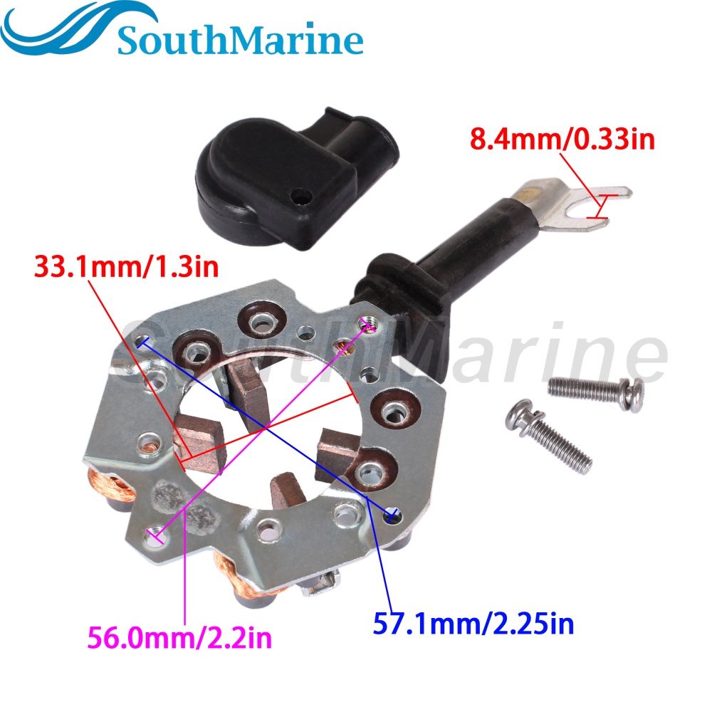 Boat Engine 69J-81840-00 10 11 67F-81840-00 Brush Holder Assy for Yamaha 60HP 70HP 150HP 200HP 225HP 250HP