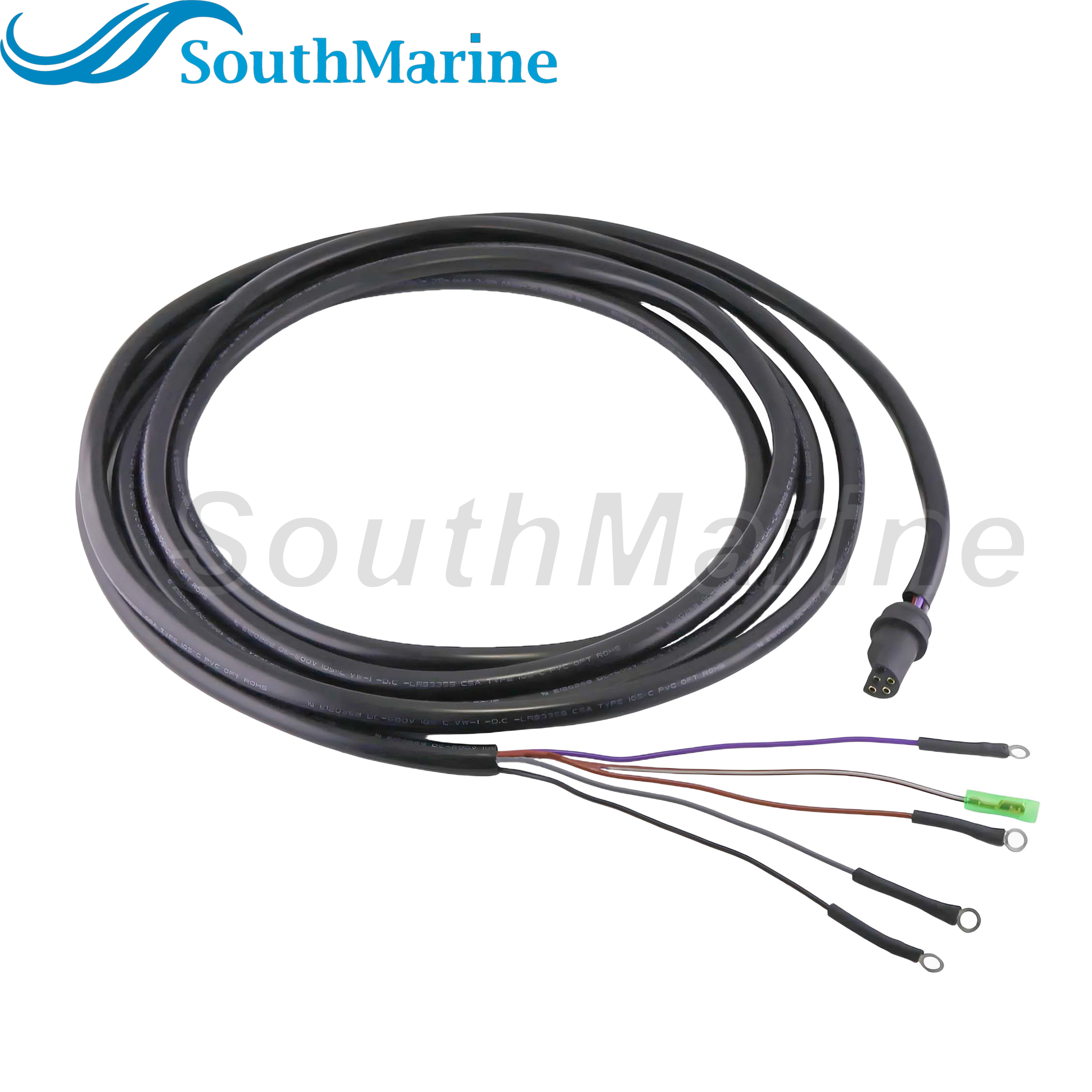 Boat Motor 84-86396A24 Analogue Tach Tachometer Gauge Harness for Mercury Mariner Quicksilver Mercruiser, 13ft /4.0m, 5pins