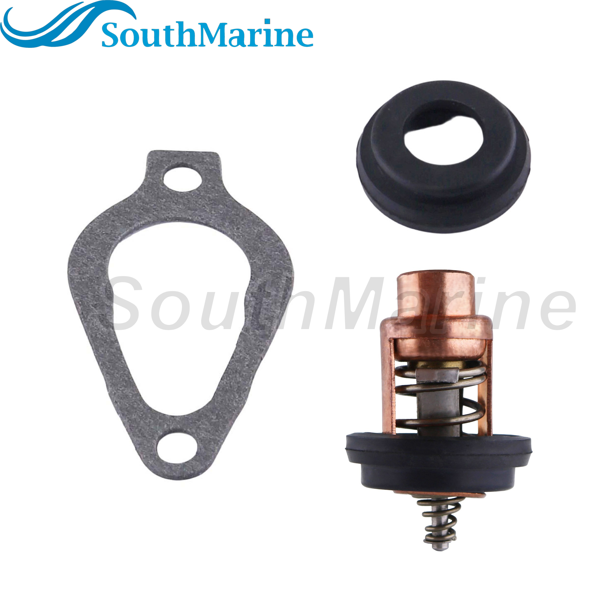 Boat Engine 804540 8M0228409 18-3638 Thermostat for Mercury Marine Outboard 2 2.5 3.5 4 5 6 25 30 HP, 3H6010300M for Nissan Tohatsu