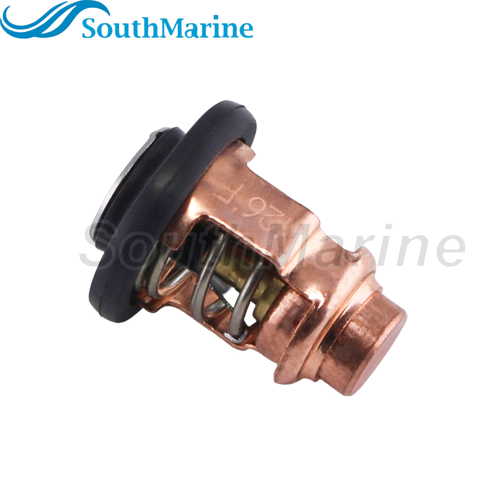 Boat Engine 855676002 8M0119207 8M0139434 18-43175 Thermostat Kit for Mercury 8-30HP, 3NV010300M 3R3-01030-0 for Nissan Tohatsu