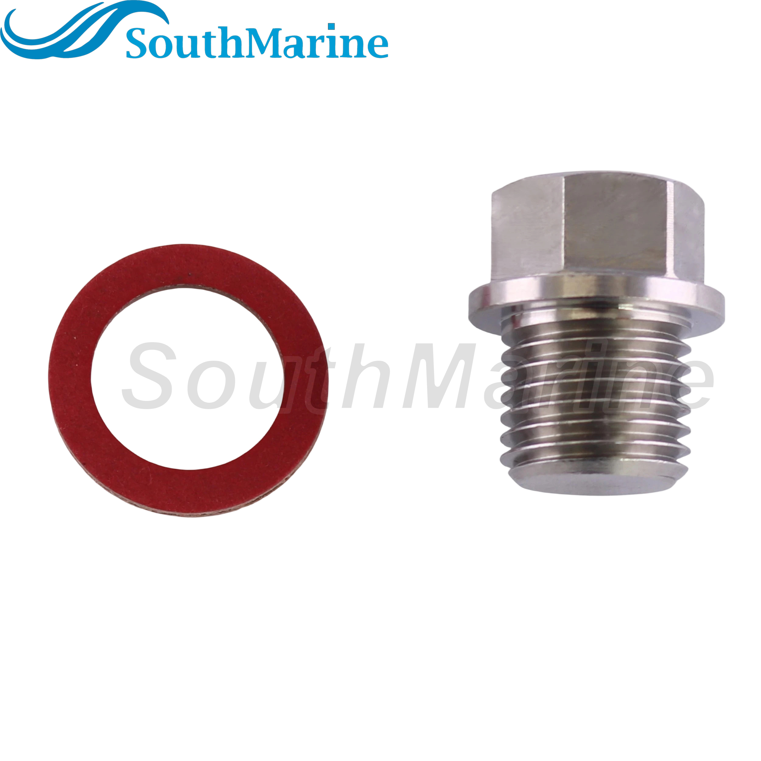 Boat Engine 90340-14M06 14M00 18-2456 Oil Drain Screw Plug for Yamaha 75HP-300HP, 825953 479452 for Mercury Marine