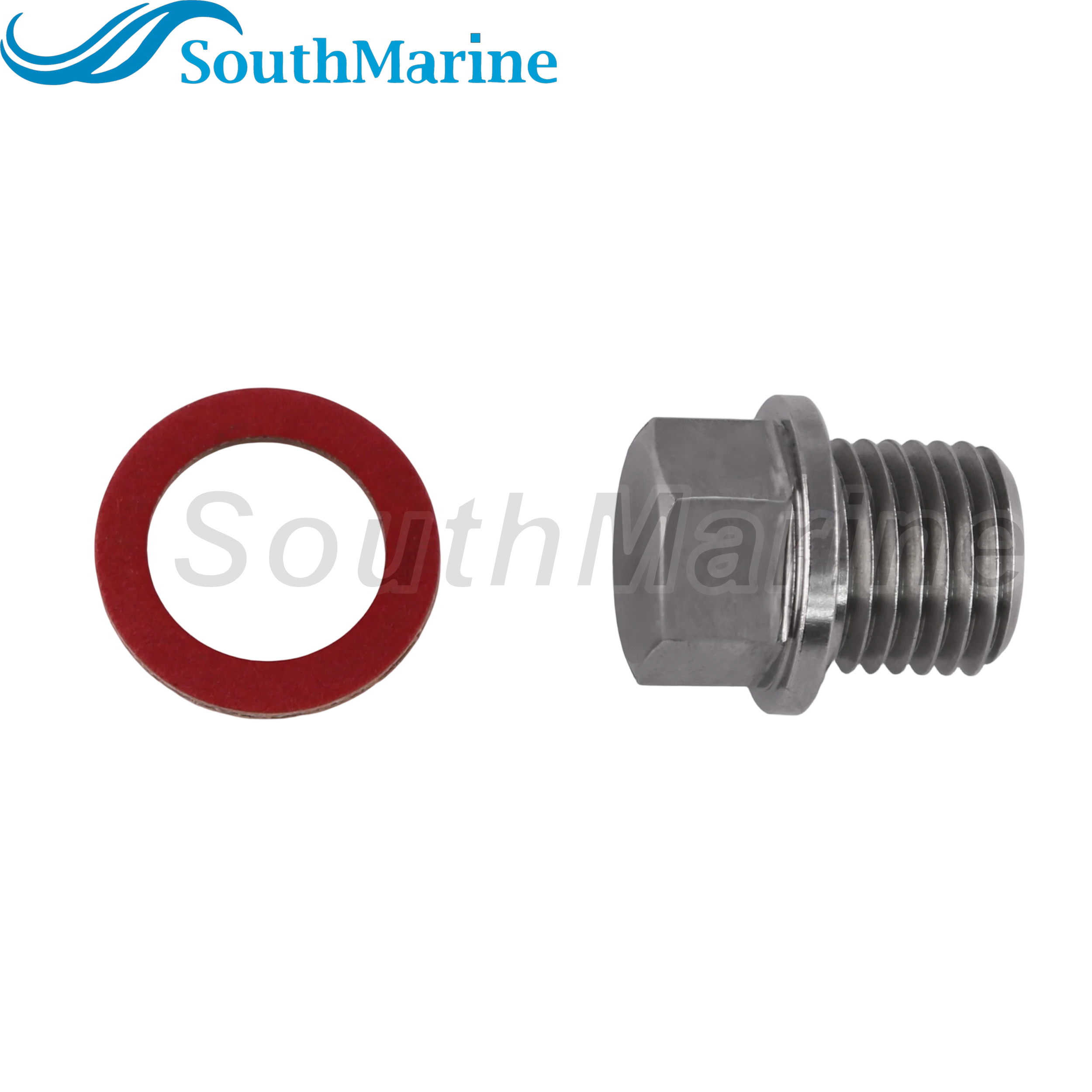 Boat Engine 90340-14M06 14M00 18-2456 Oil Drain Screw Plug for Yamaha 75HP-300HP, 825953 479452 for Mercury Marine